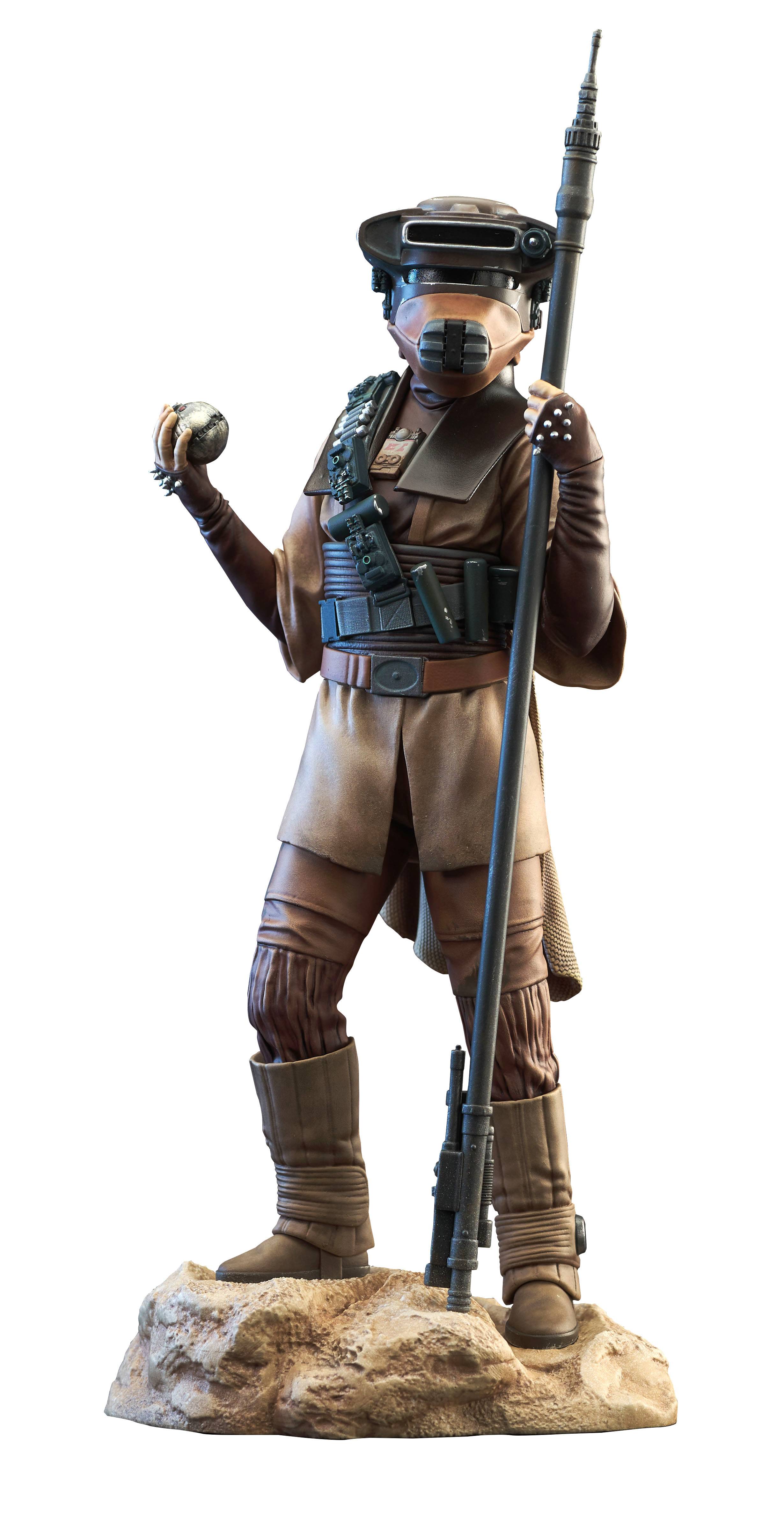 SW PREMIER COLLECTION ROTJ LEIA IN BOUSHH DISGUISE STATUE (O