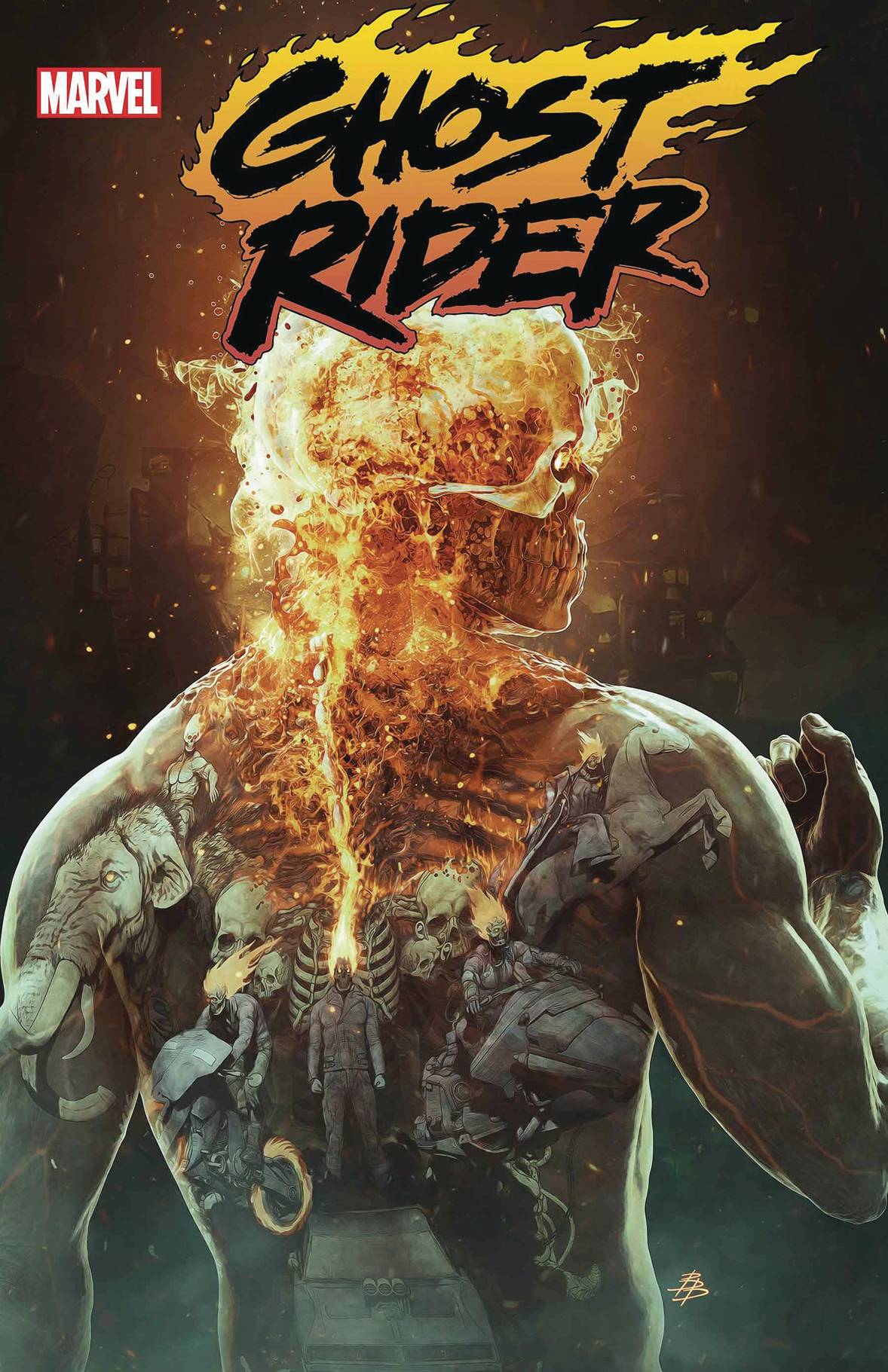 DF GHOST RIDER VENGEANCE FOREVER #1 PERCY GOLD SGN