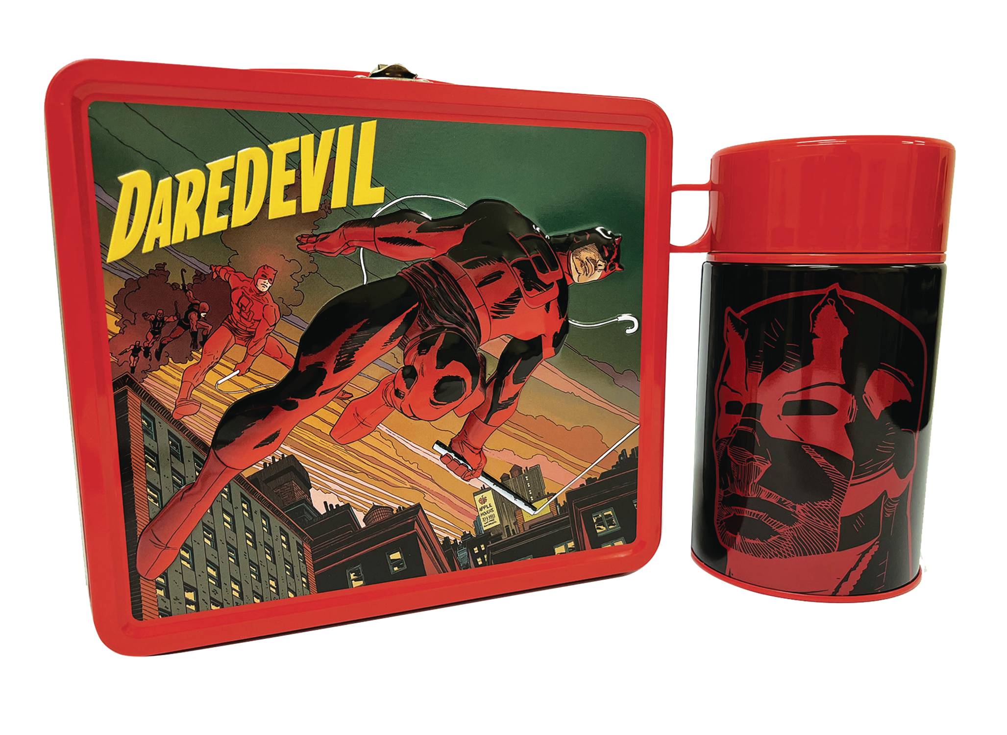 TIN TITANS MARVEL DAREDEVIL PX LUNCHBOX & BEV CONTAINER (APR