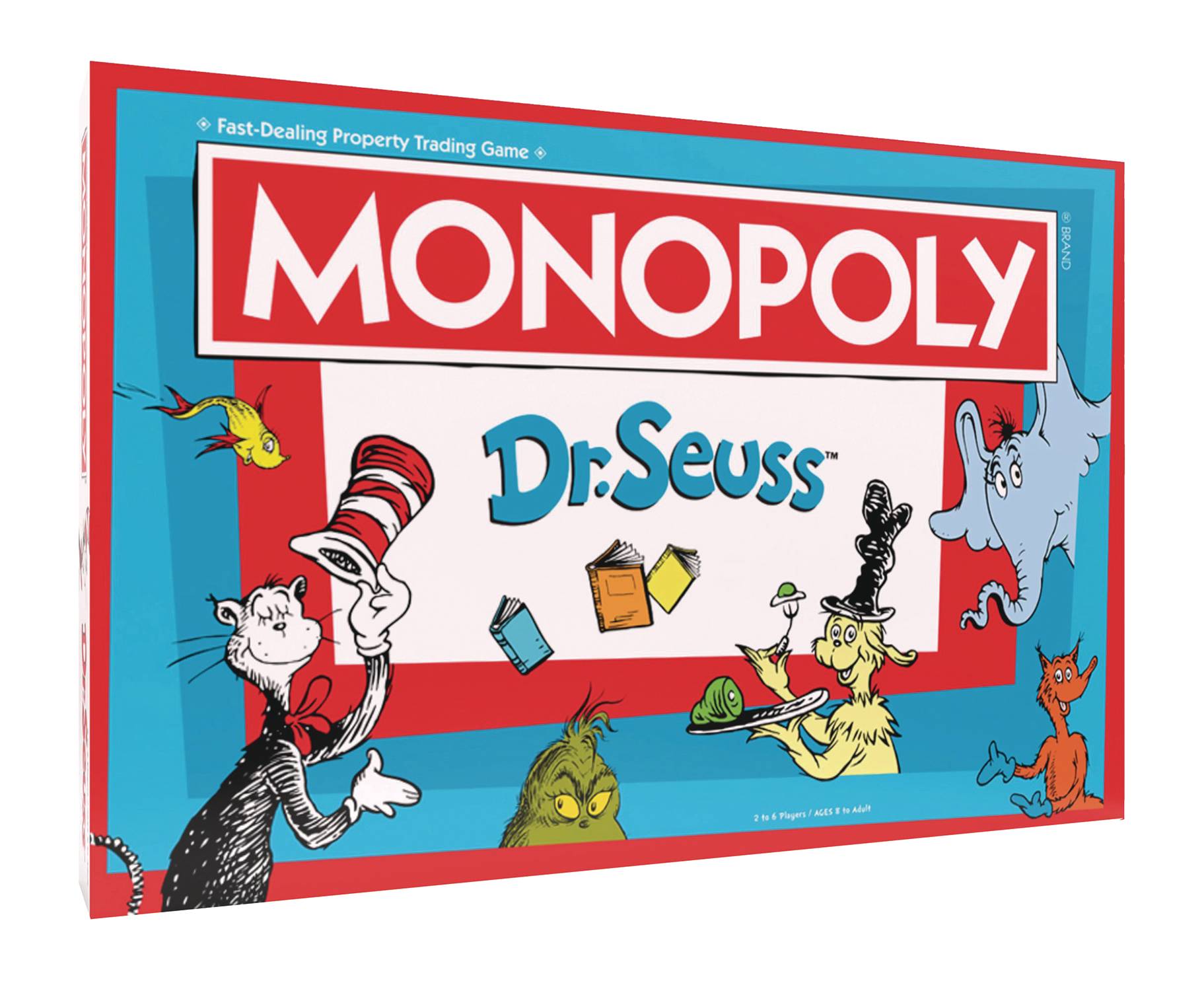 DR SEUSS MONOPOLY BOARD GAME
