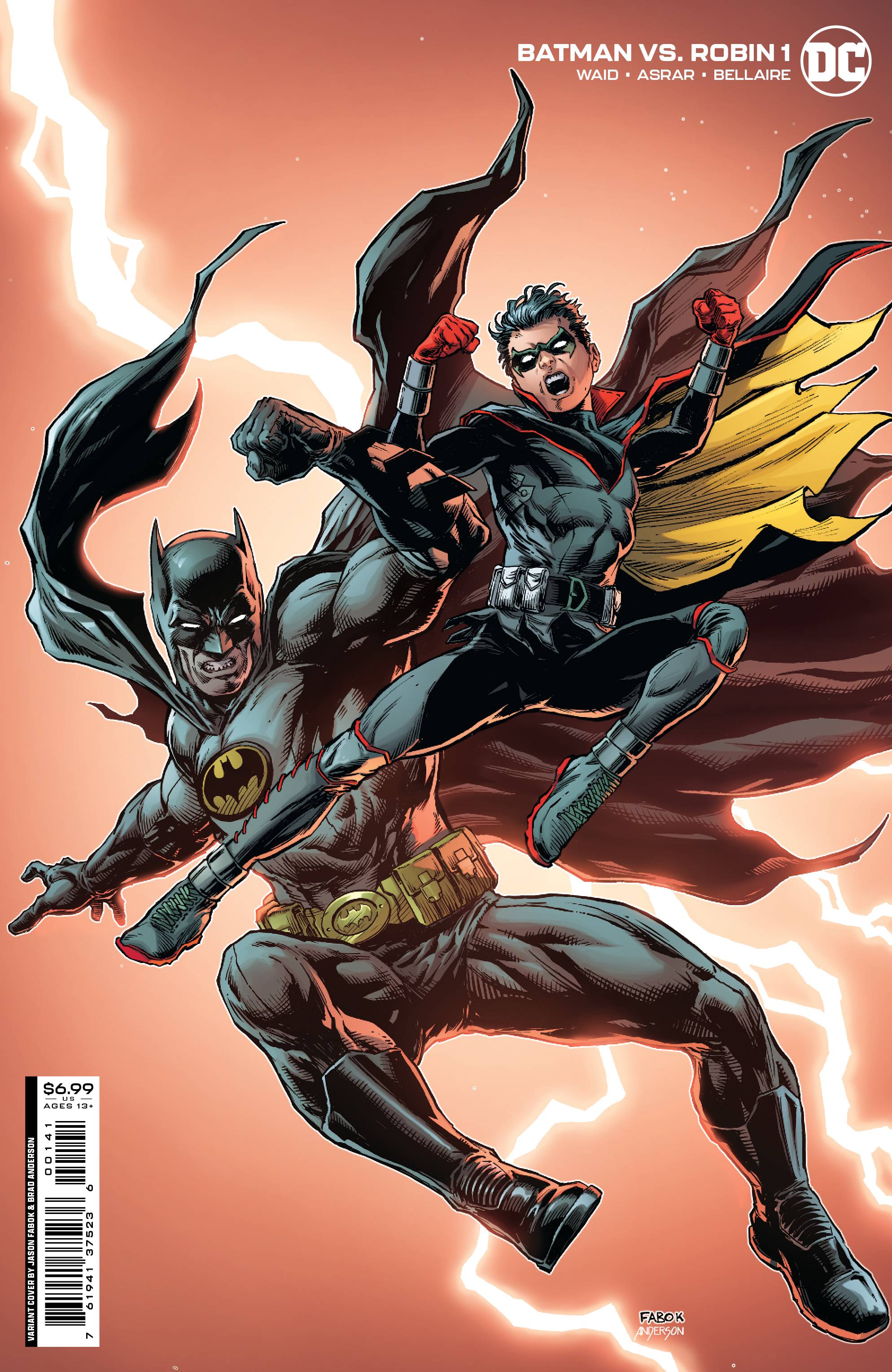 JUL223636 - BATMAN VS ROBIN #1 (OF 5) CVR D FABOK CARD STOCK VAR - Previews  World