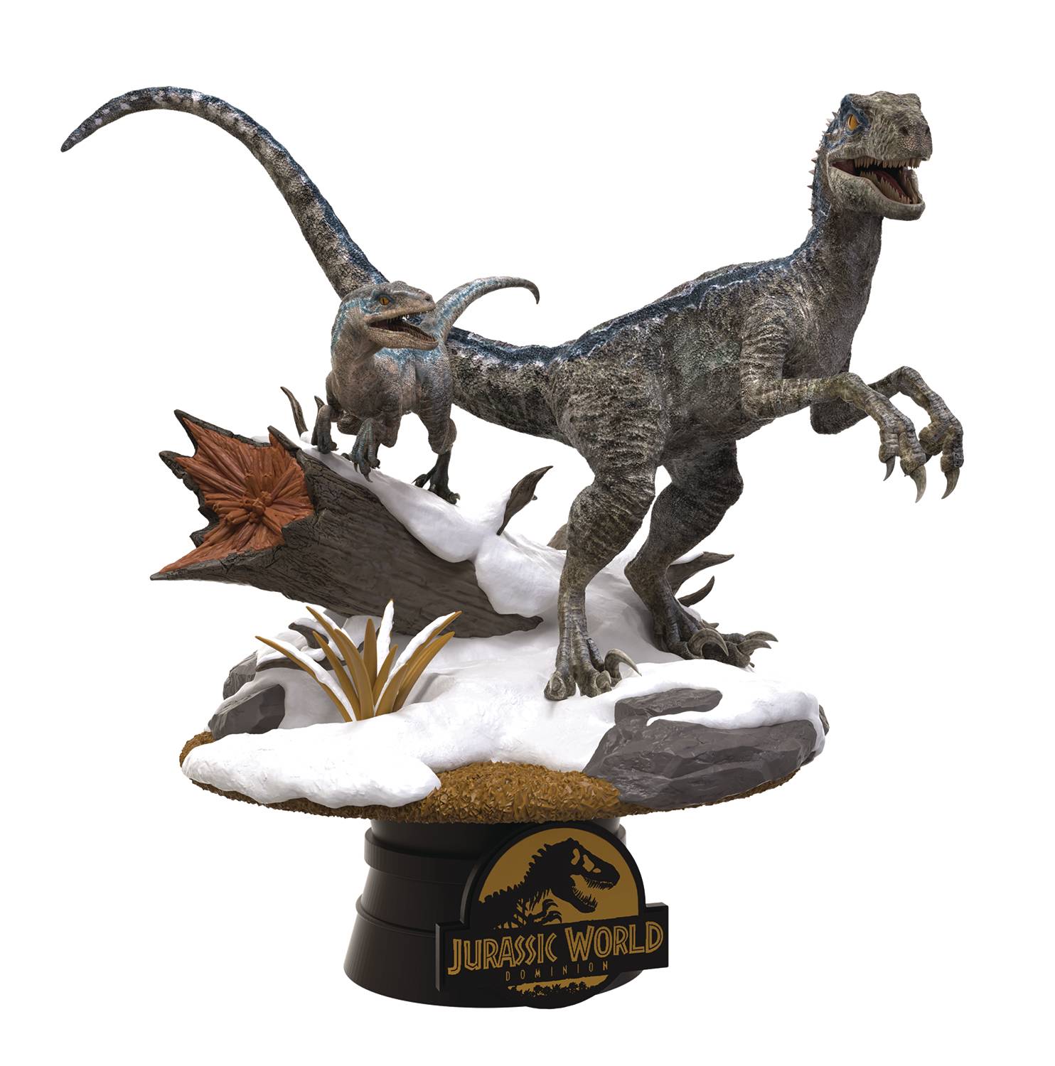 JURASSIC WORLD DOMINION DS-121 BLUE & BETA 6IN D STATUE (MAY