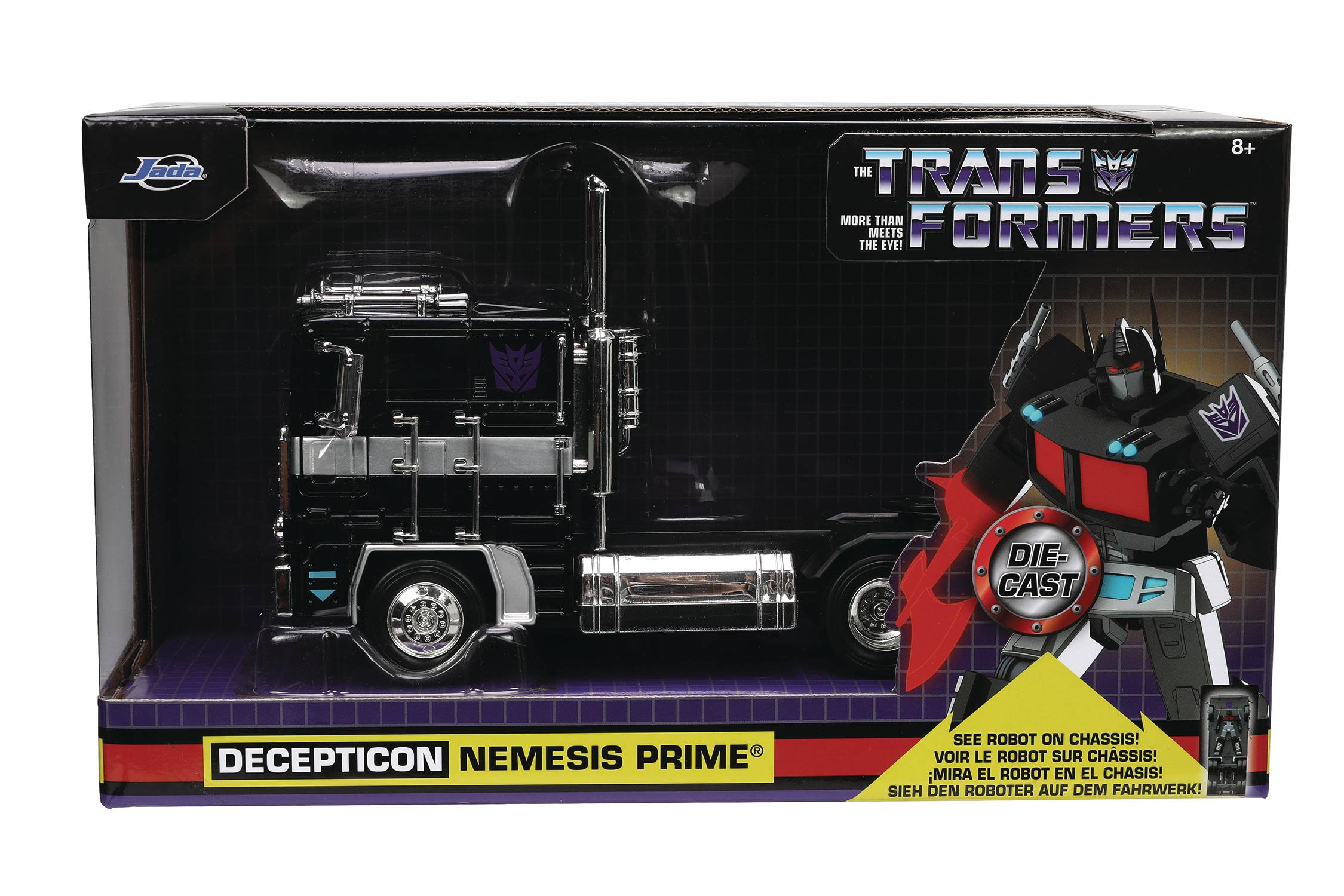 MAY228942 - HWR DLX G1 DECEPTICON NEMESIS PRIME 1/24 DIE