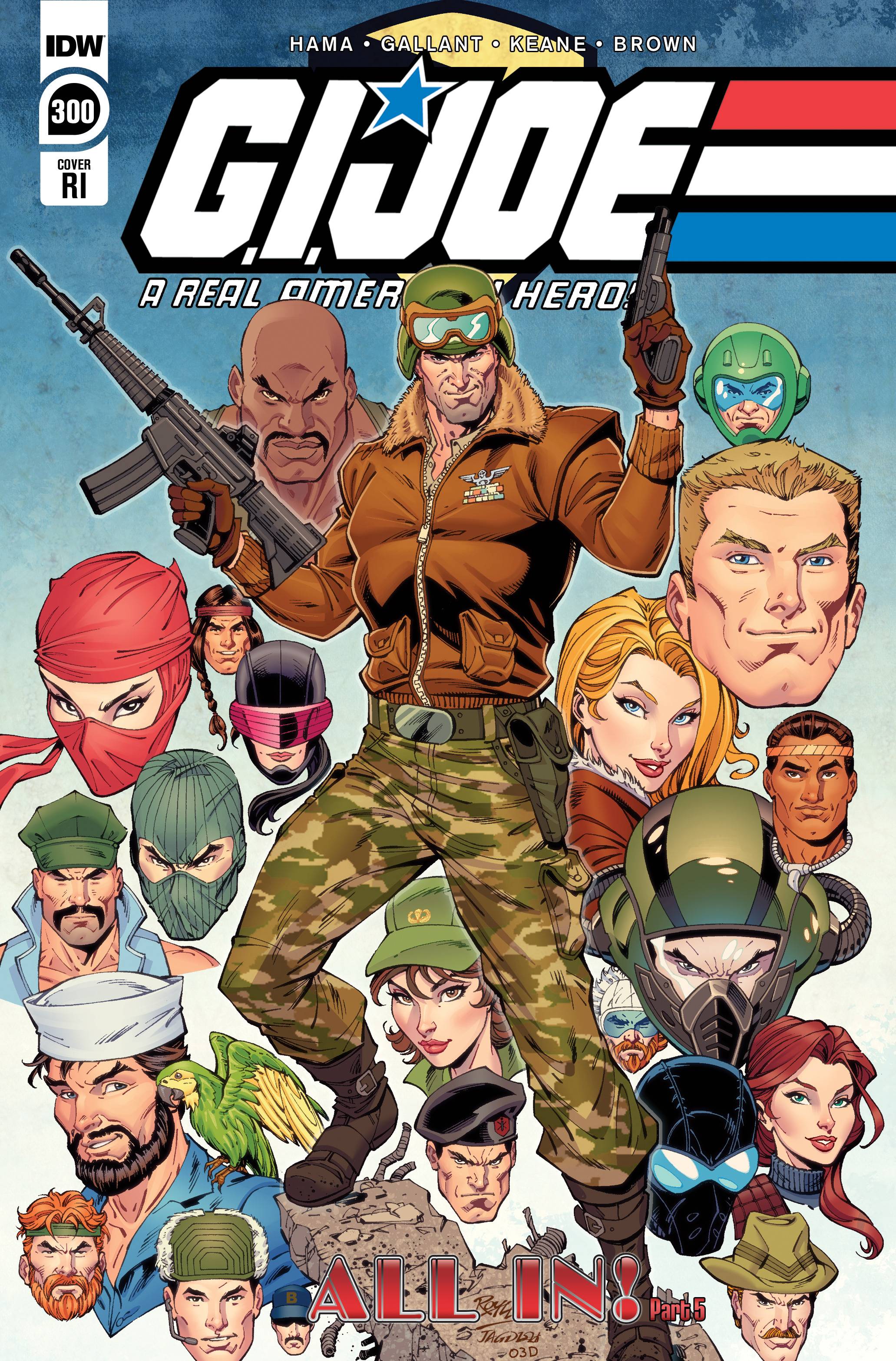 G.I Joe A Real American Hero #300 Variant B IDW Publishing NM 11/23 PRESALE 
