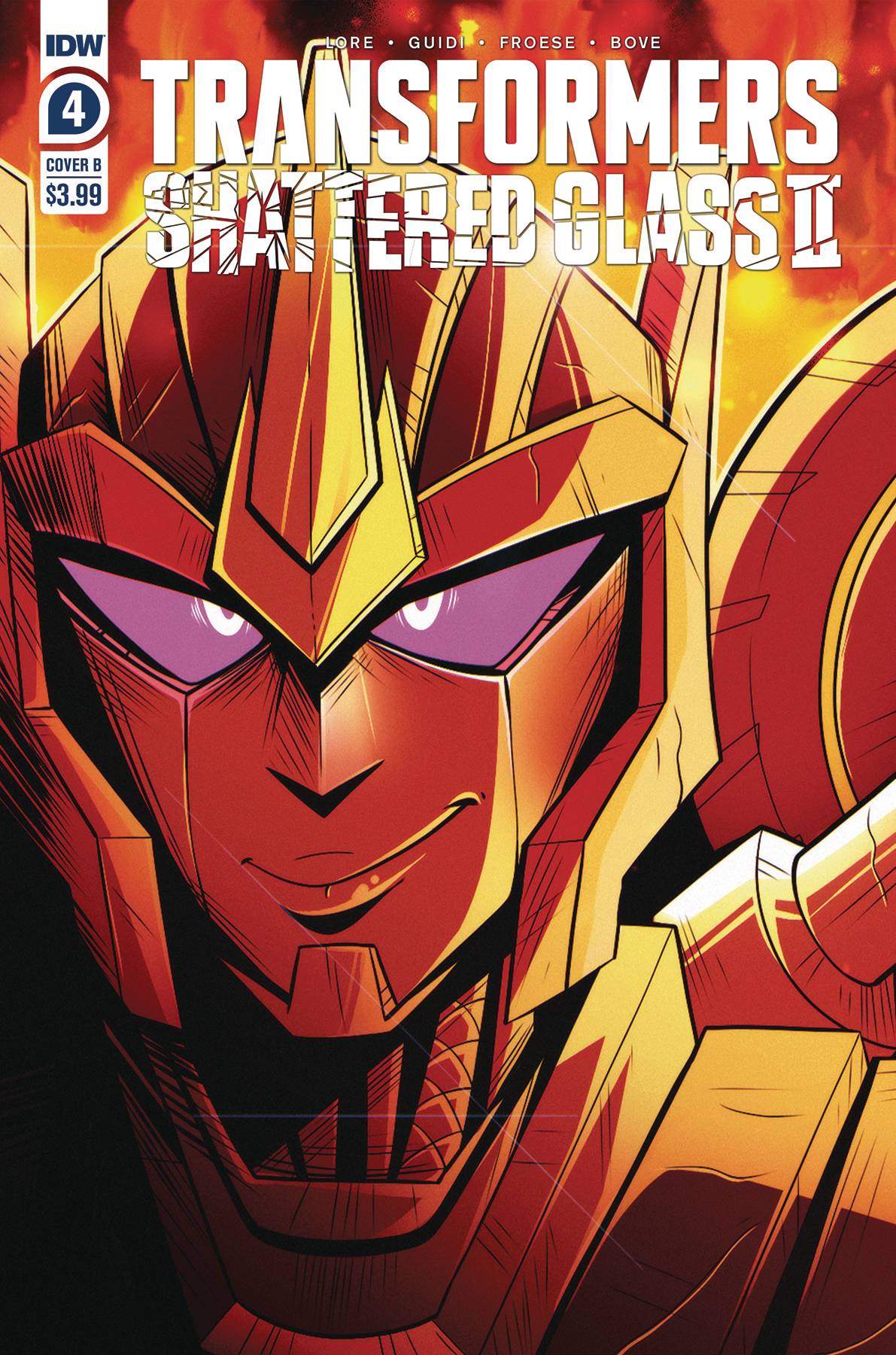 SEP221749 - TRANSFORMERS SHATTERED GLASS II #4 CVR B PHILLIPS - Previews  World