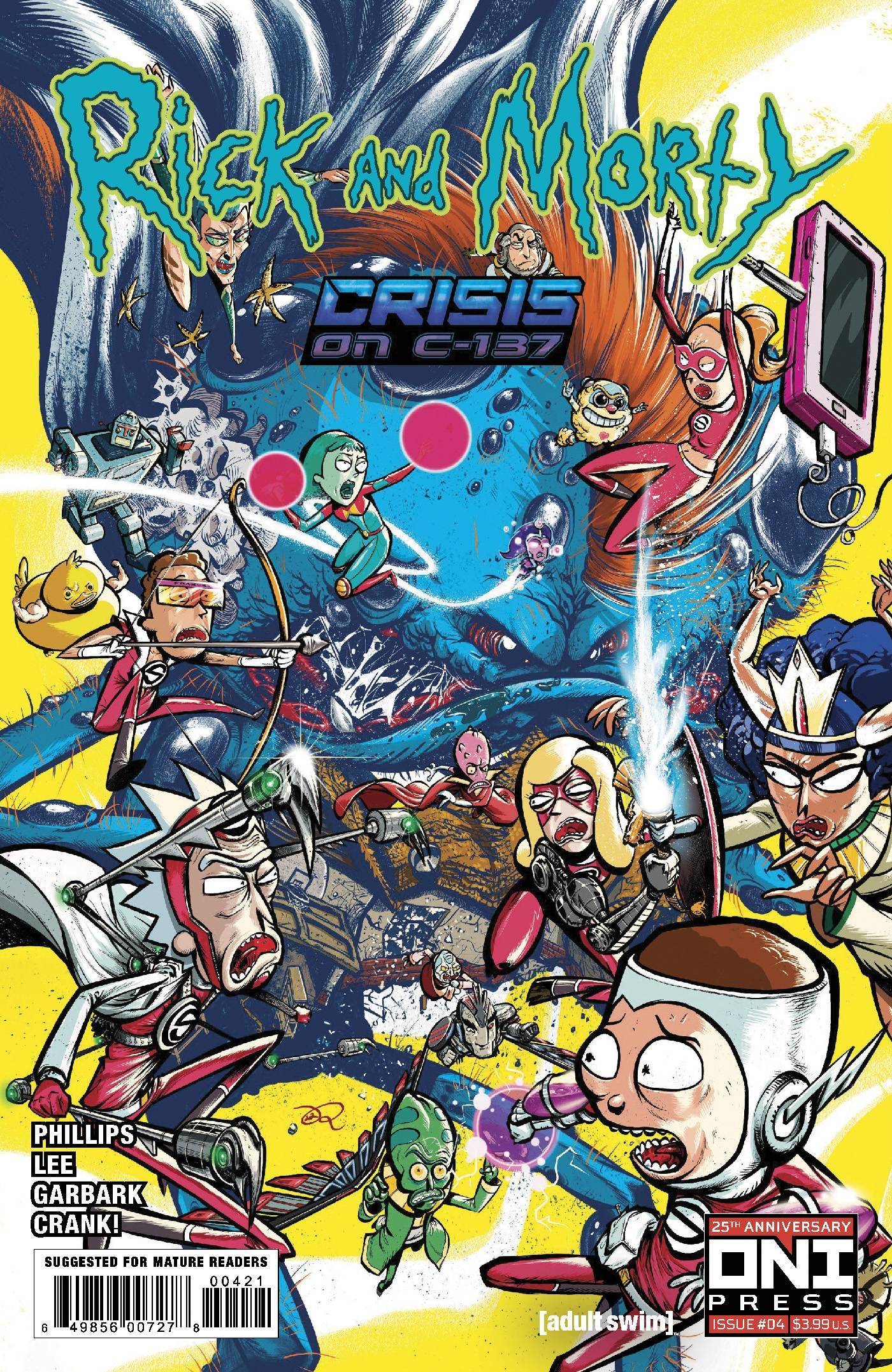 RICK AND MORTY CRISIS ON C 137 #4 CVR A LEE