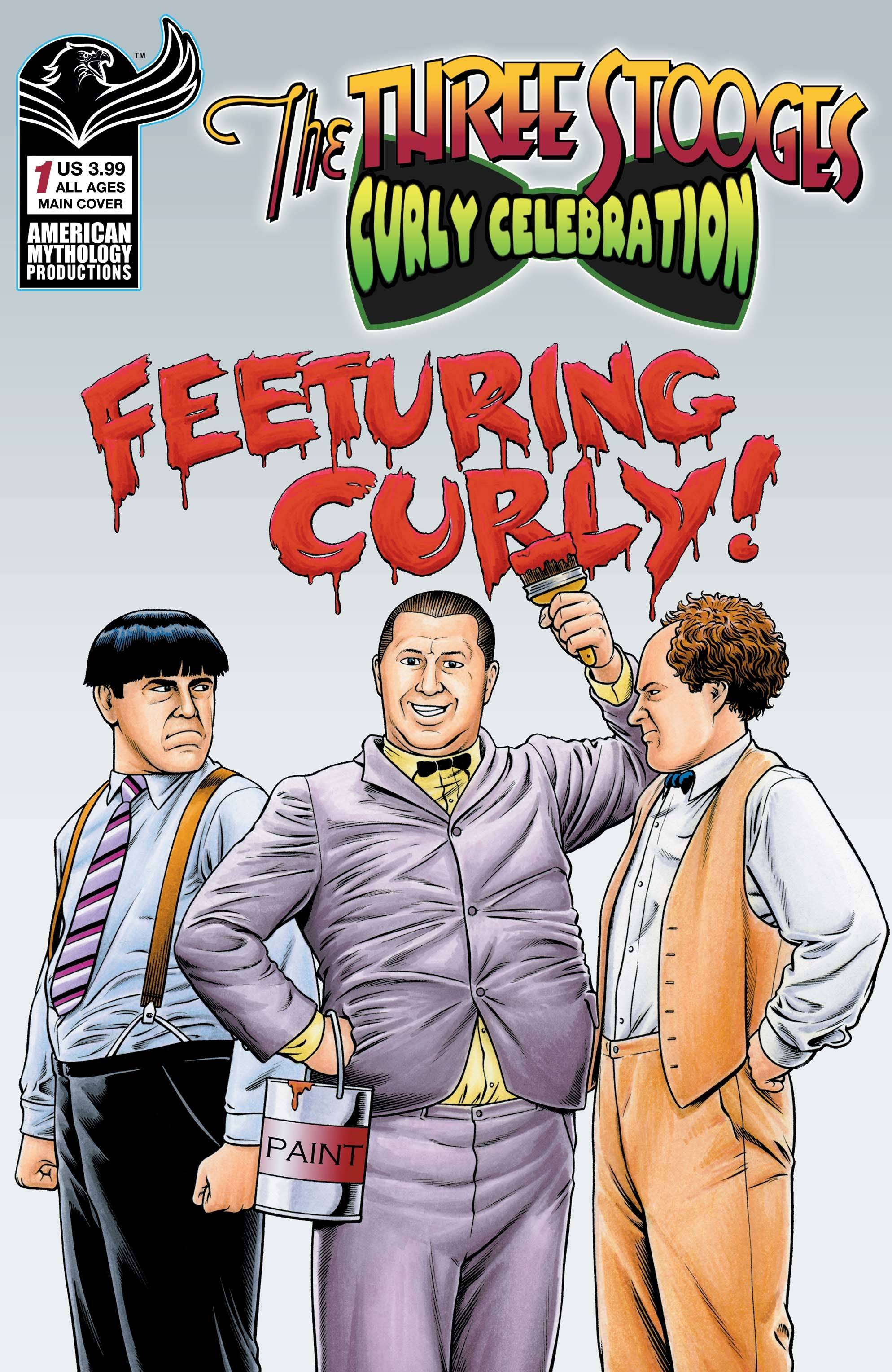 THREE STOOGES CURLY CELEBRATION CVR A FRAIM BROS - PRE ORDER/ÖN SİPARİŞ [APR25]