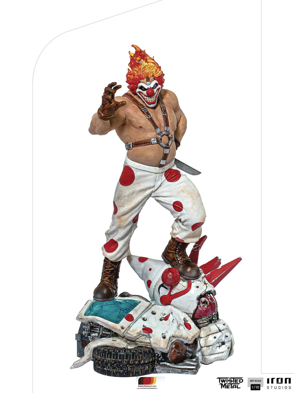 TWISTED METAL SWEETH TOOTH NEEDLE KANE ART SCALE 1/10 STATUE