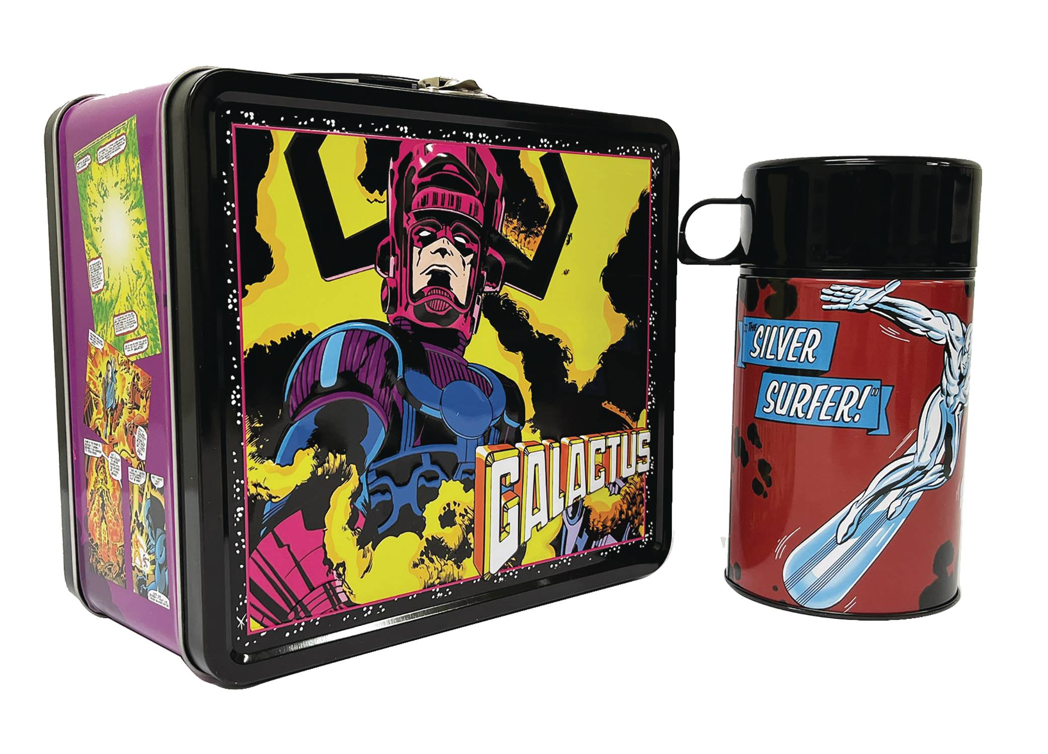 TIN TITANS MARVEL GALACTUS PX LUNCHBOX & BEV CONTAINER