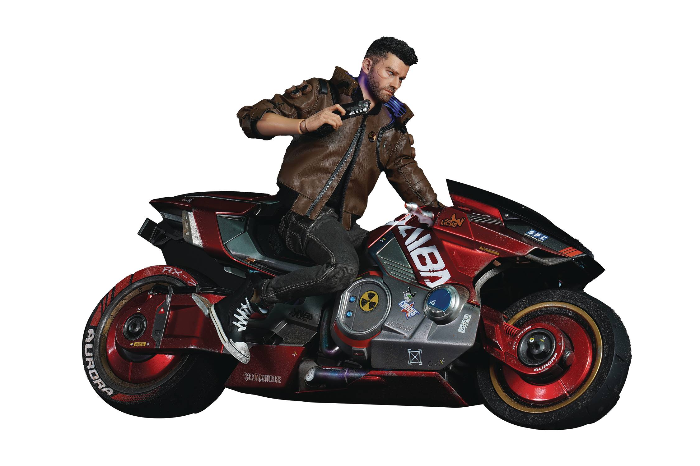 CYBERPUNK 2077 V MALE & BIKE 1/6 SCALE ARTICULATED FIG