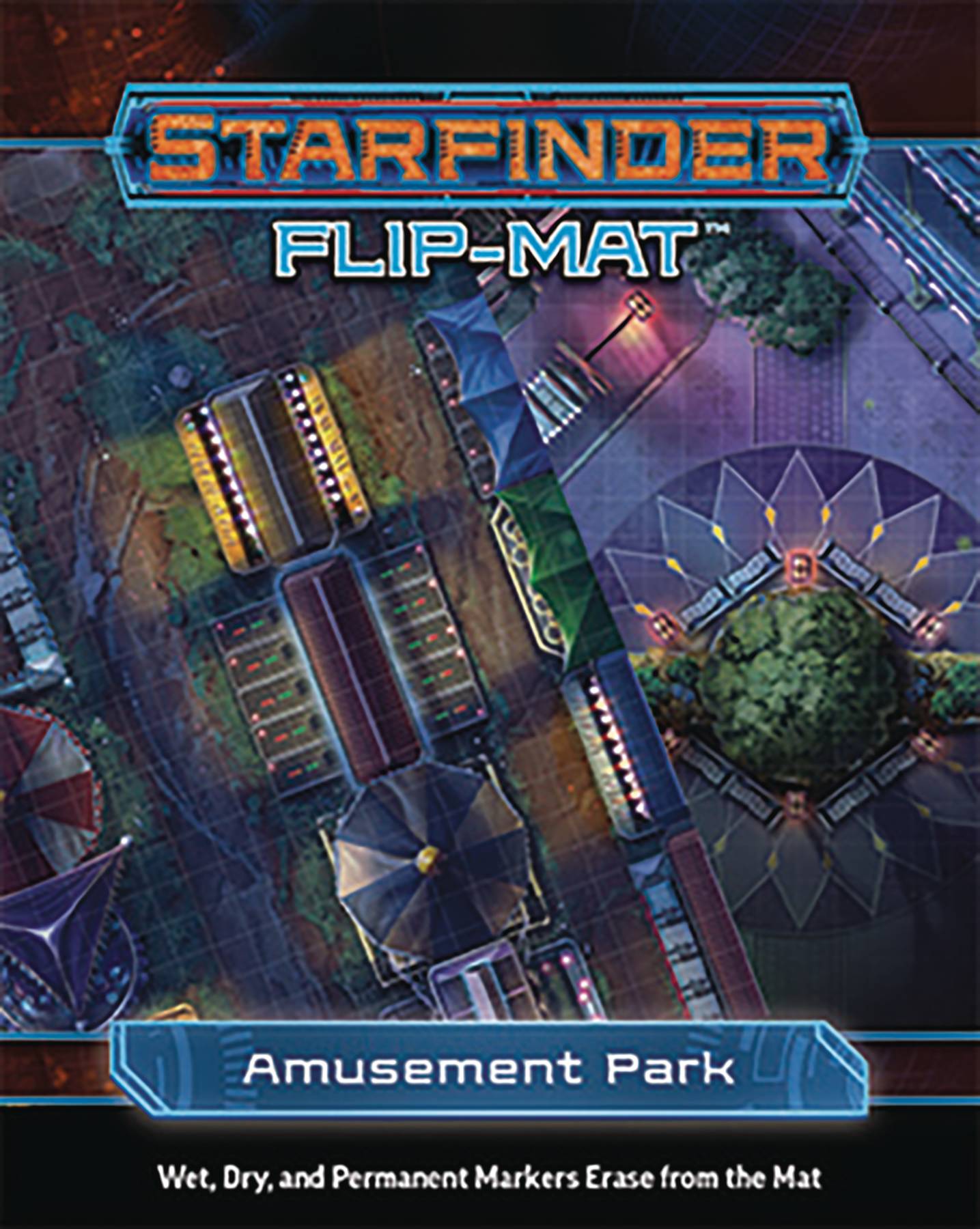 JAN232977 - STARFINDER RPG FLIP-MAT AMUSEMENT PARK - Previews World