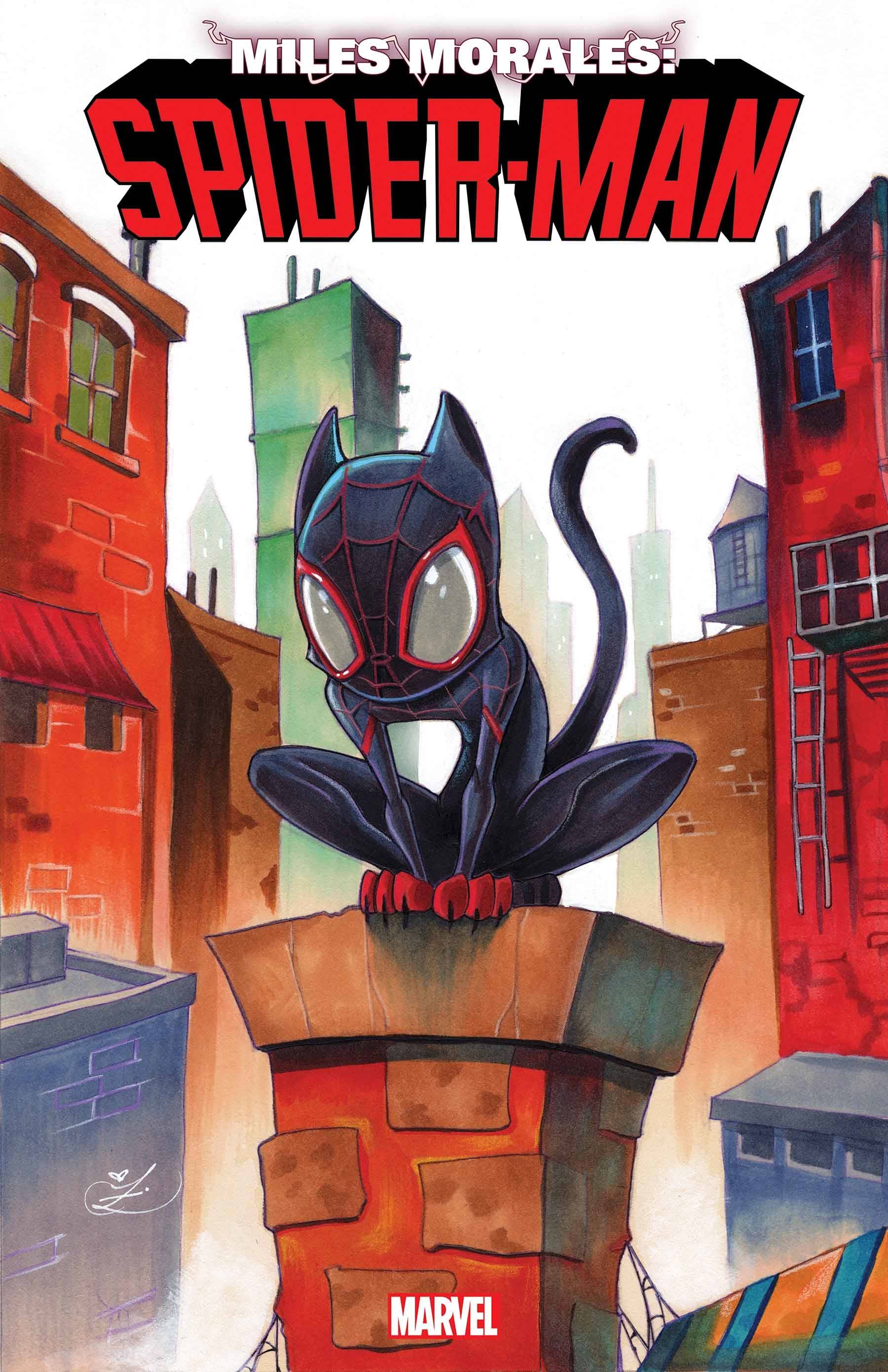 Spiderman Miles Morales with Spider-cat