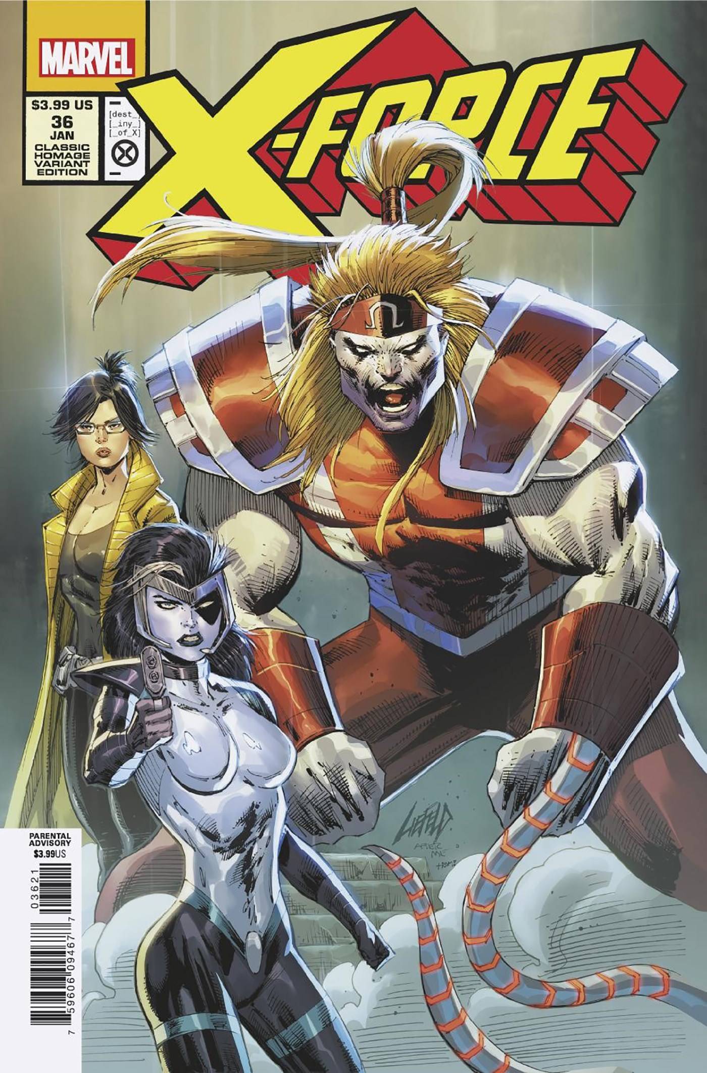 X-FORCE #36 LIEFELD CLASSIC HOMAGE VAR