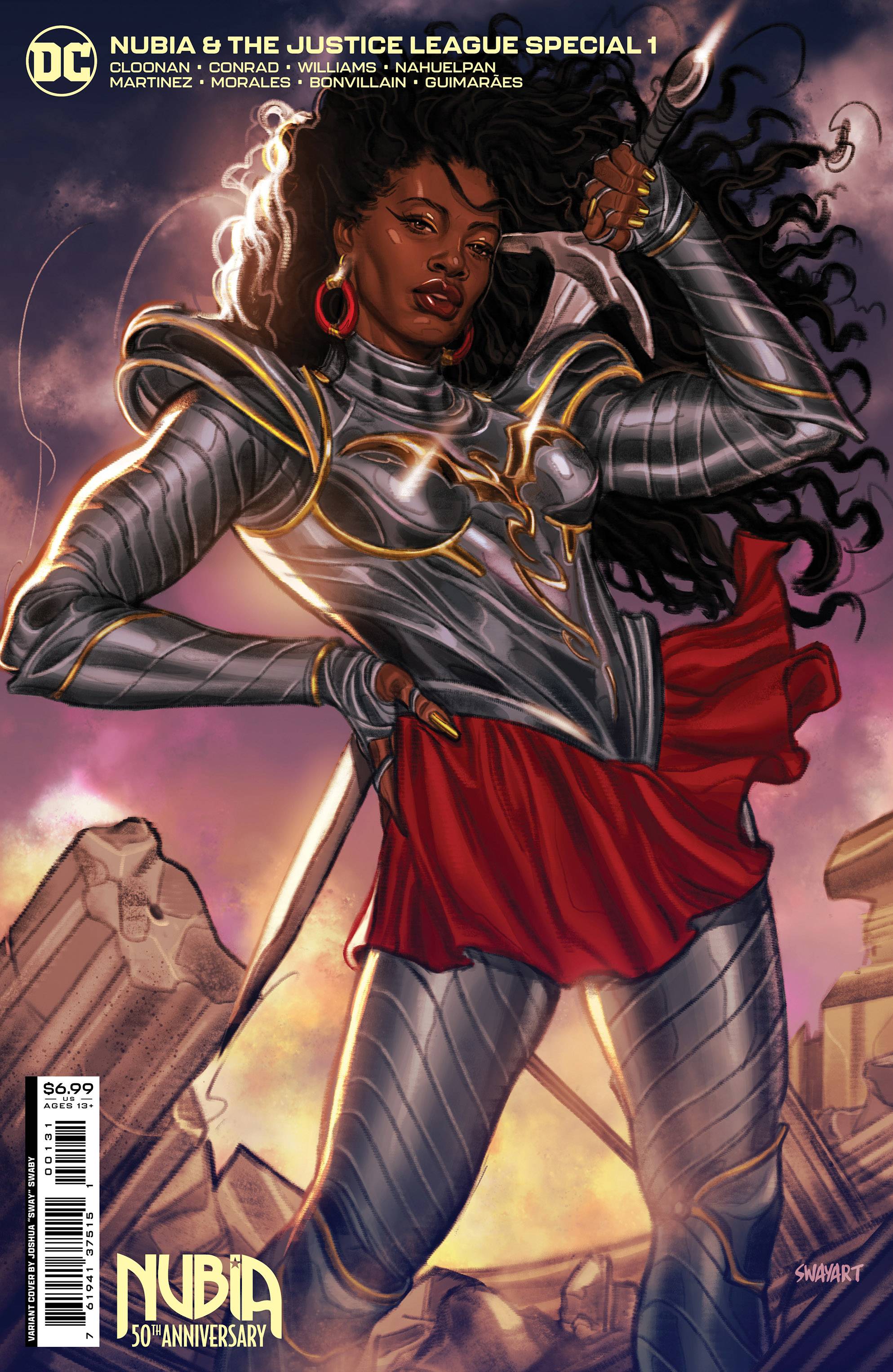 NUBIA AND THE JUSTICE LEAGUE SPEC ONE SHOT CVR C SWABY