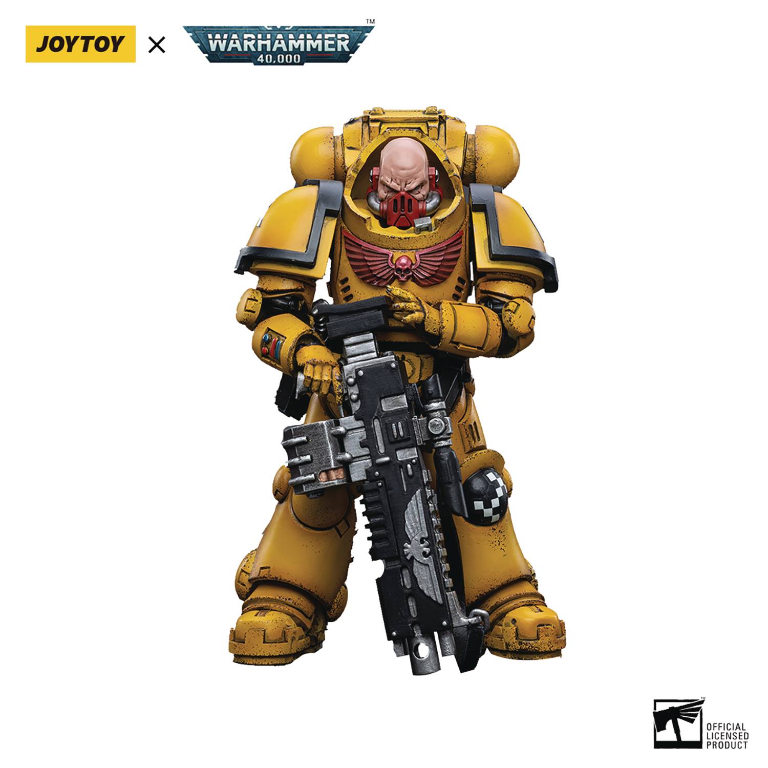 JOYTOY WH 40K IMPERIAL FISTS HEAVY INTERCESSORS 02 1/18 FIG