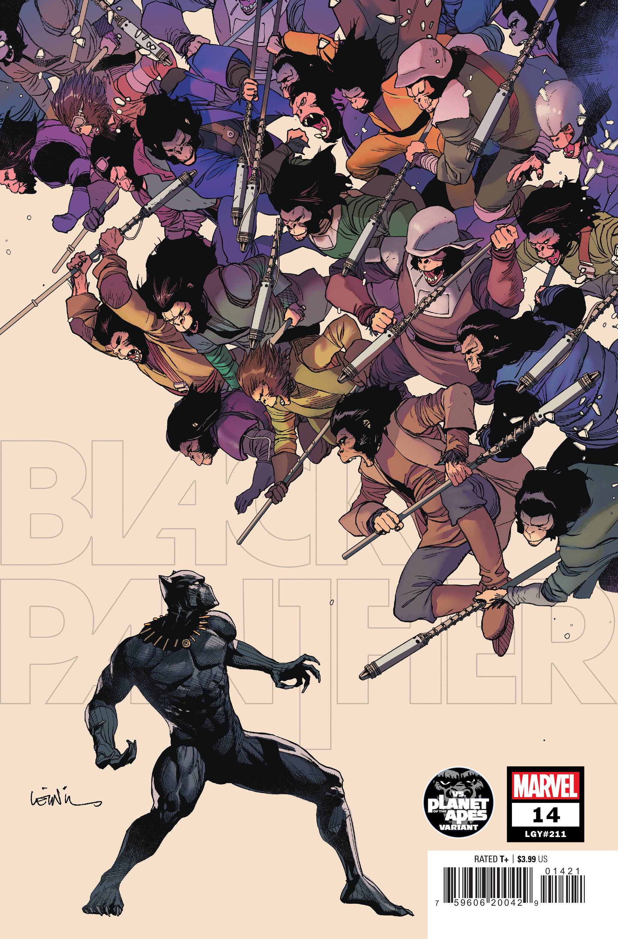 BLACK PANTHER #14 YU PLANET OF THE APES VAR