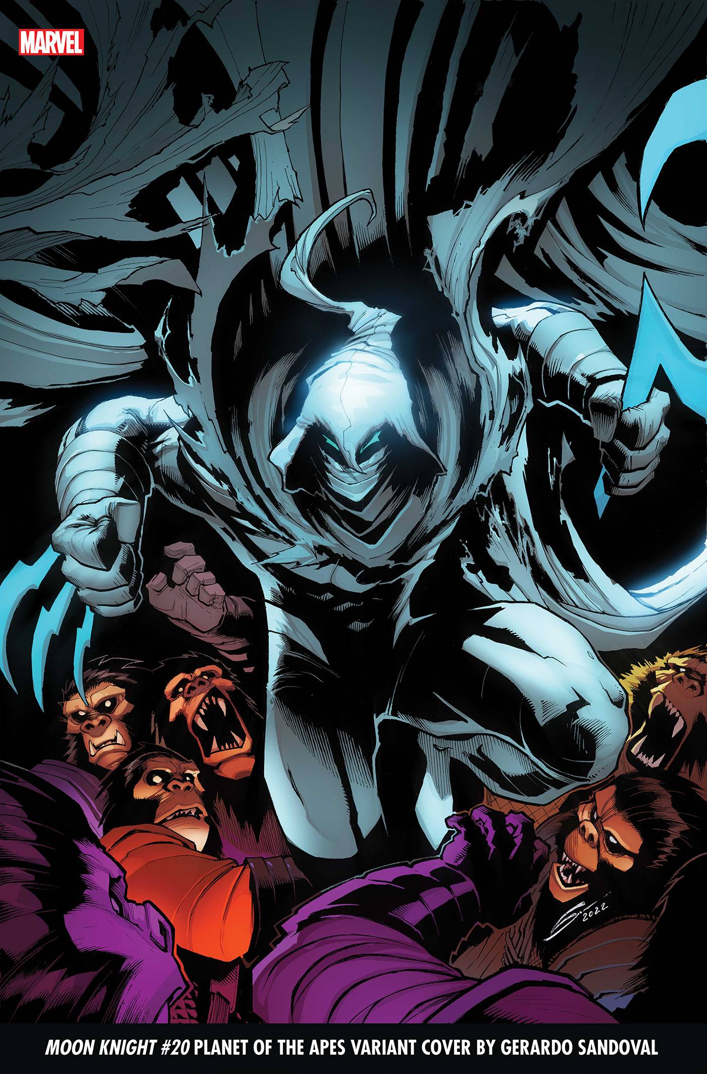 MOON KNIGHT #20 SANDOVAL PLANET OF THE APES VAR