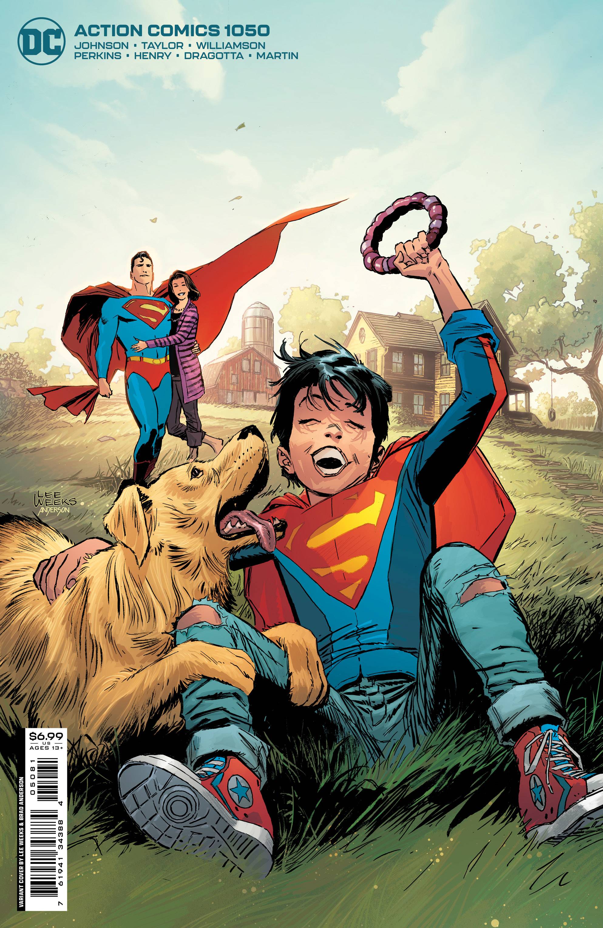 OCT223336 - ACTION COMICS #1050 CVR F LEE WEEKS CARD STOCK VAR - Previews  World