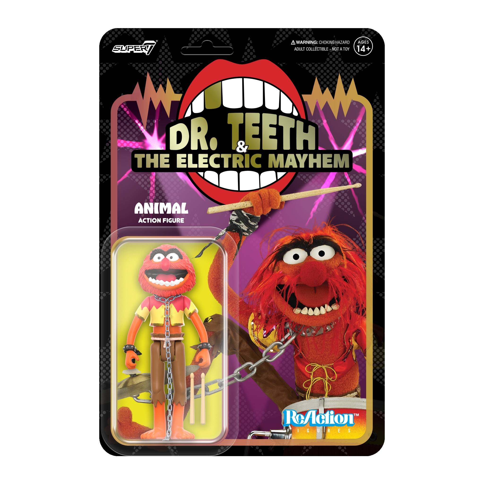 MUPPETS ELECTRIC MAYHEM BAND W1 ANIMAL REACTION FIG  (C