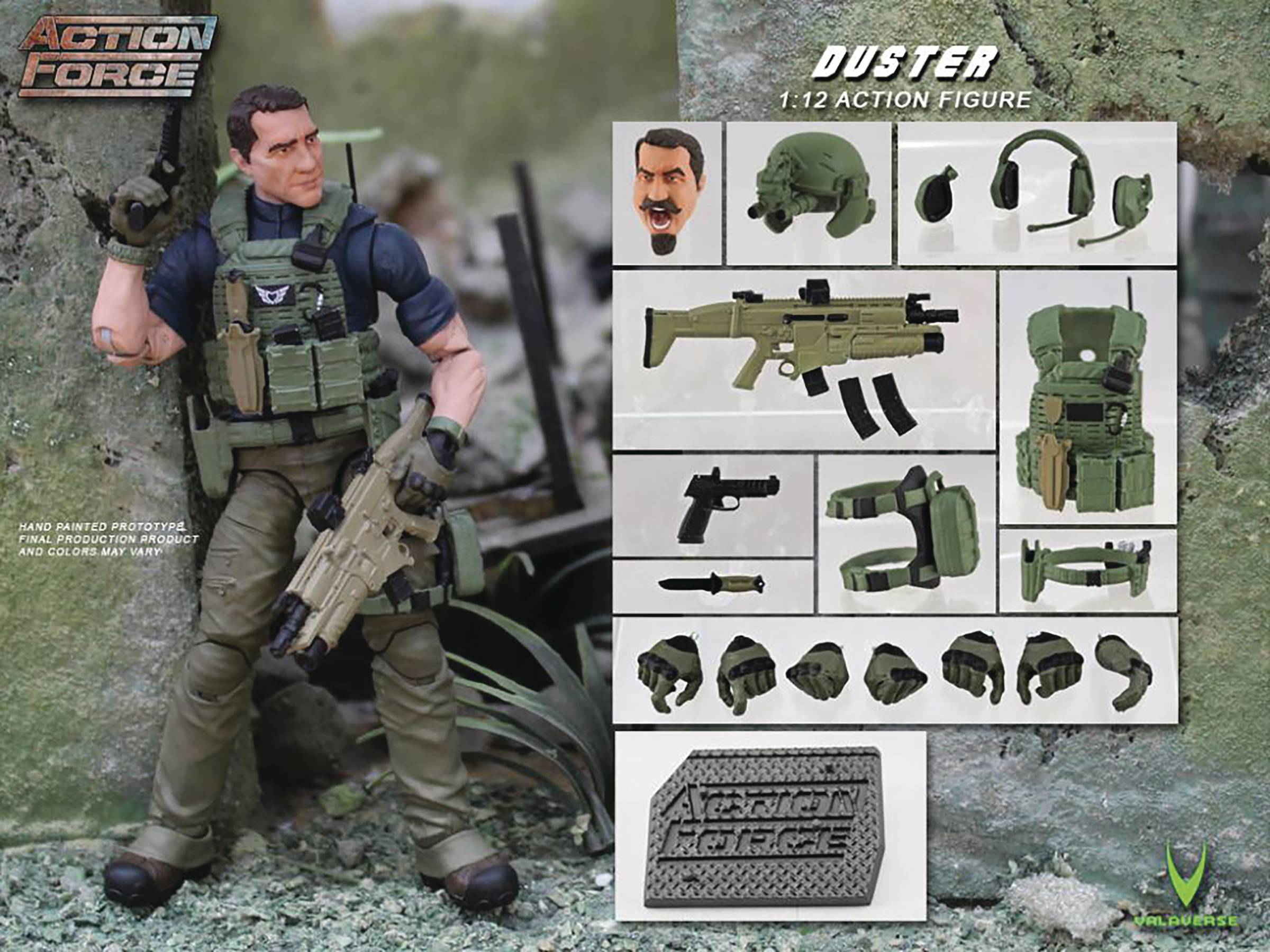 ACTION FORCE SERIES 2 DUSTER 1/12 SCALE AF
