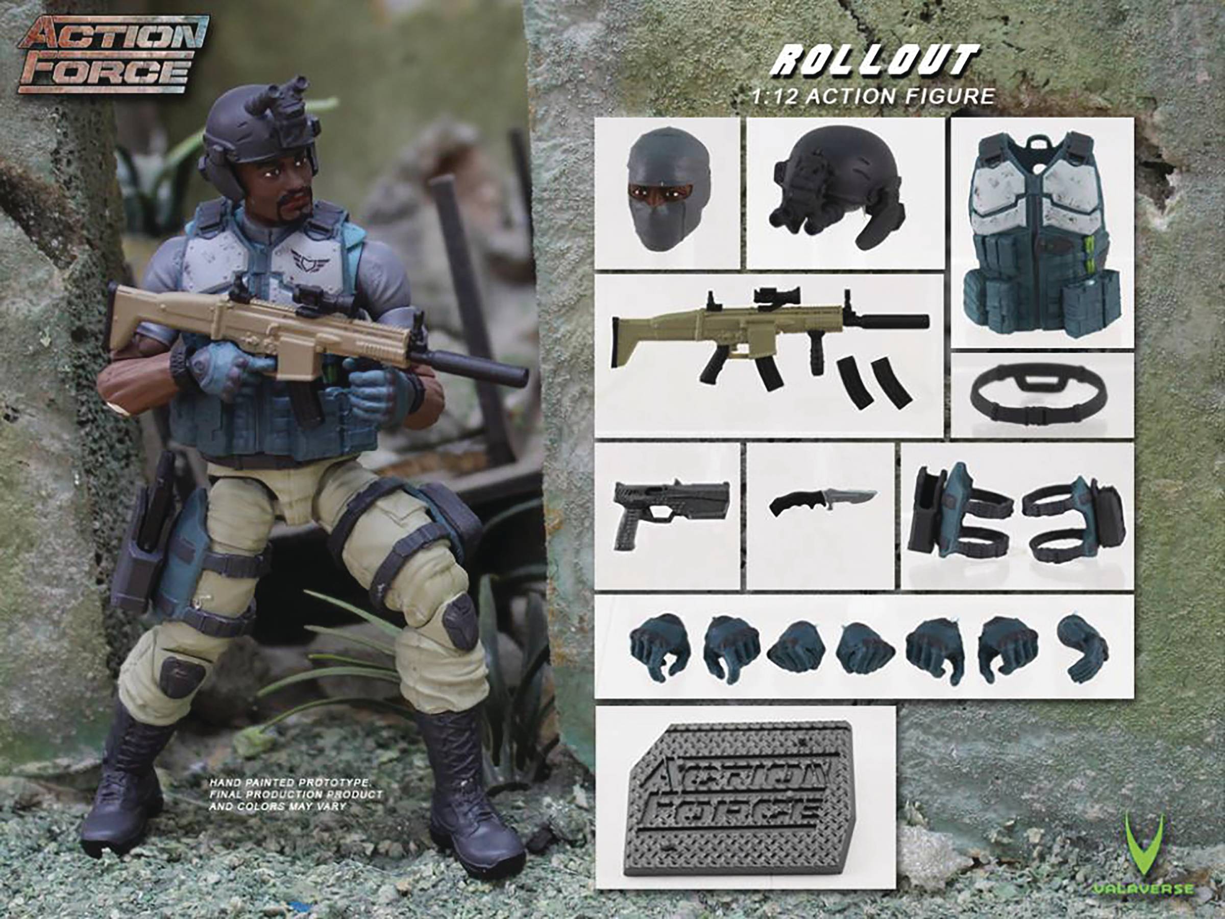 ACTION FORCE SERIES 2 ROLLOUT 1/12 SCALE AF