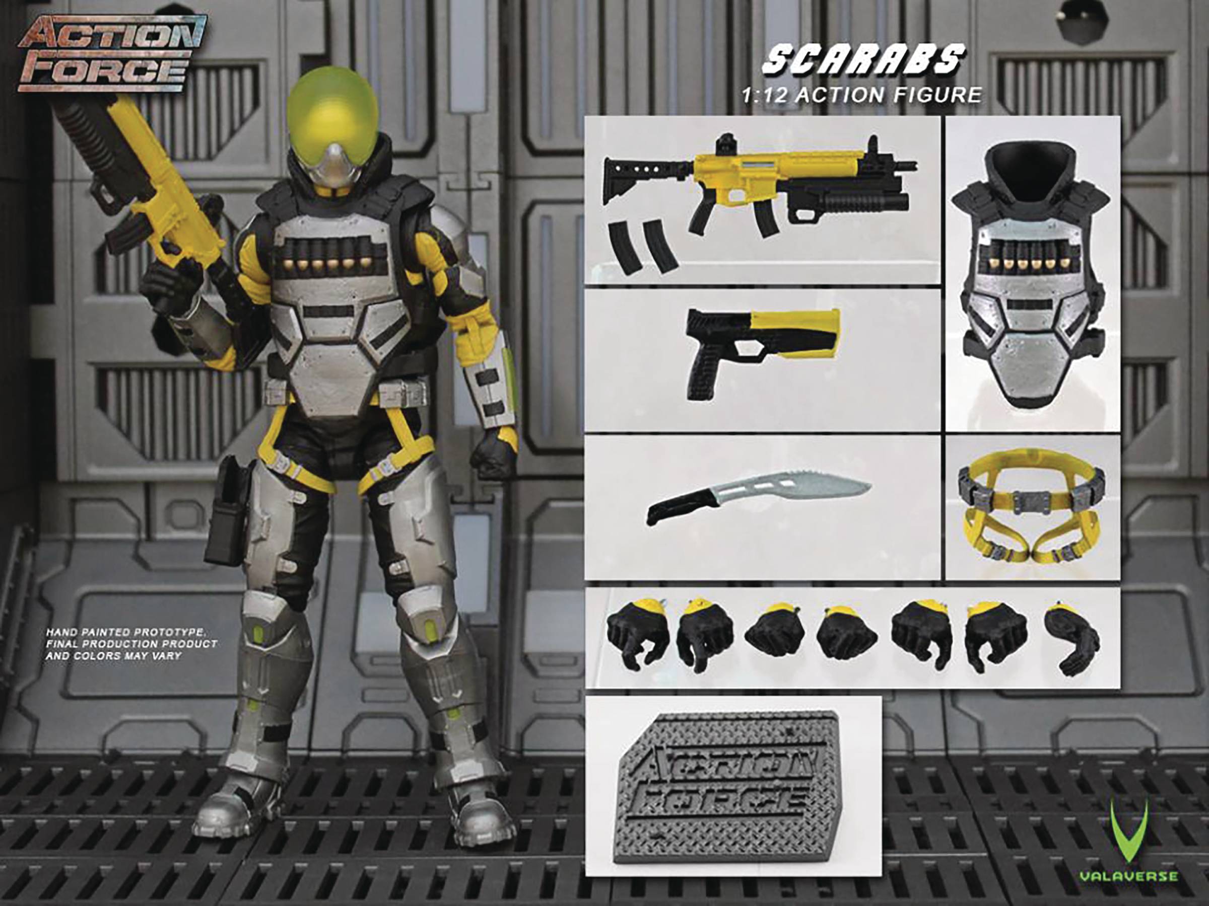 ACTION FORCE SERIES 2 SCARAB 1/12 SCALE AF