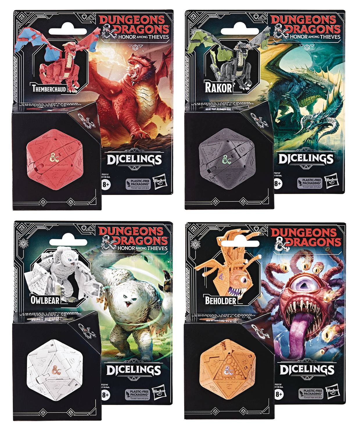 AUG229314 - D&D HONOR AMONG THIEVES DICELINGS COLL ASST (Net