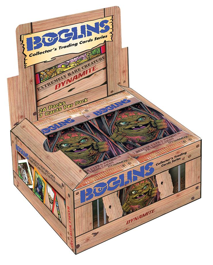 BOGLINS TRADING CARD SET BOX