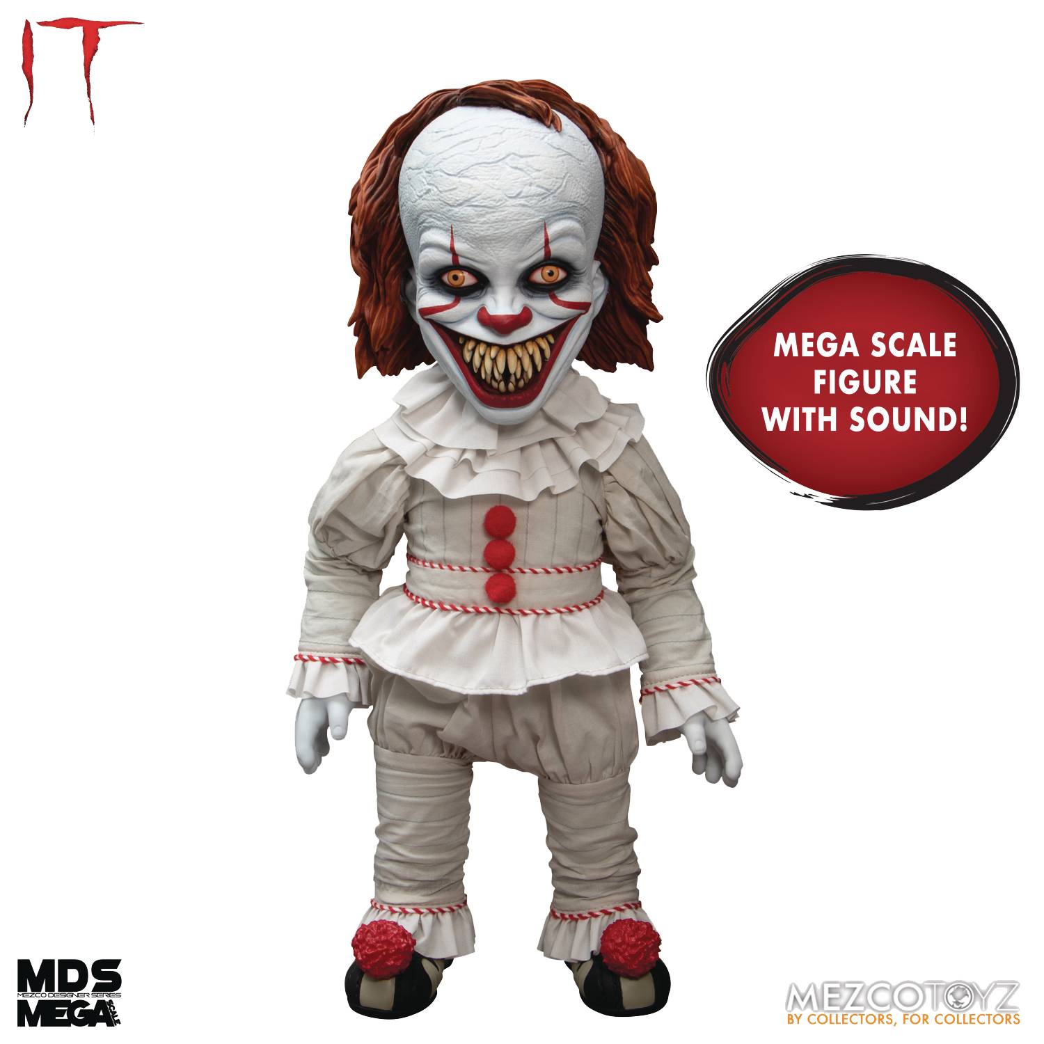 MDS MEGA SCALE TALKING IT SINISTER PENNYWISE FIGURE