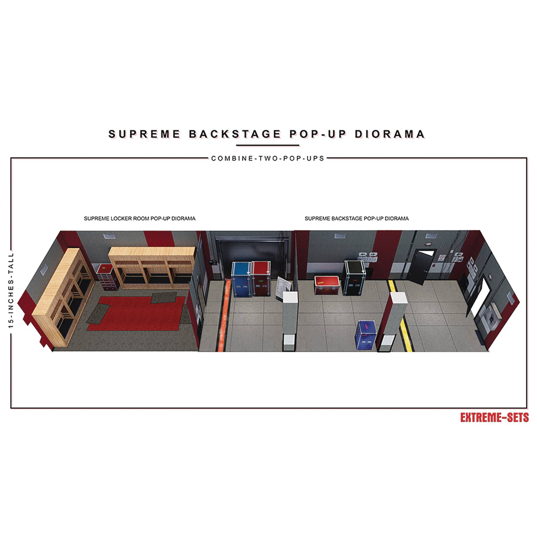 SEP228744 - EXTREME SETS SUPREME BACKSTAGE POP-UP 1/12 DIORAMA