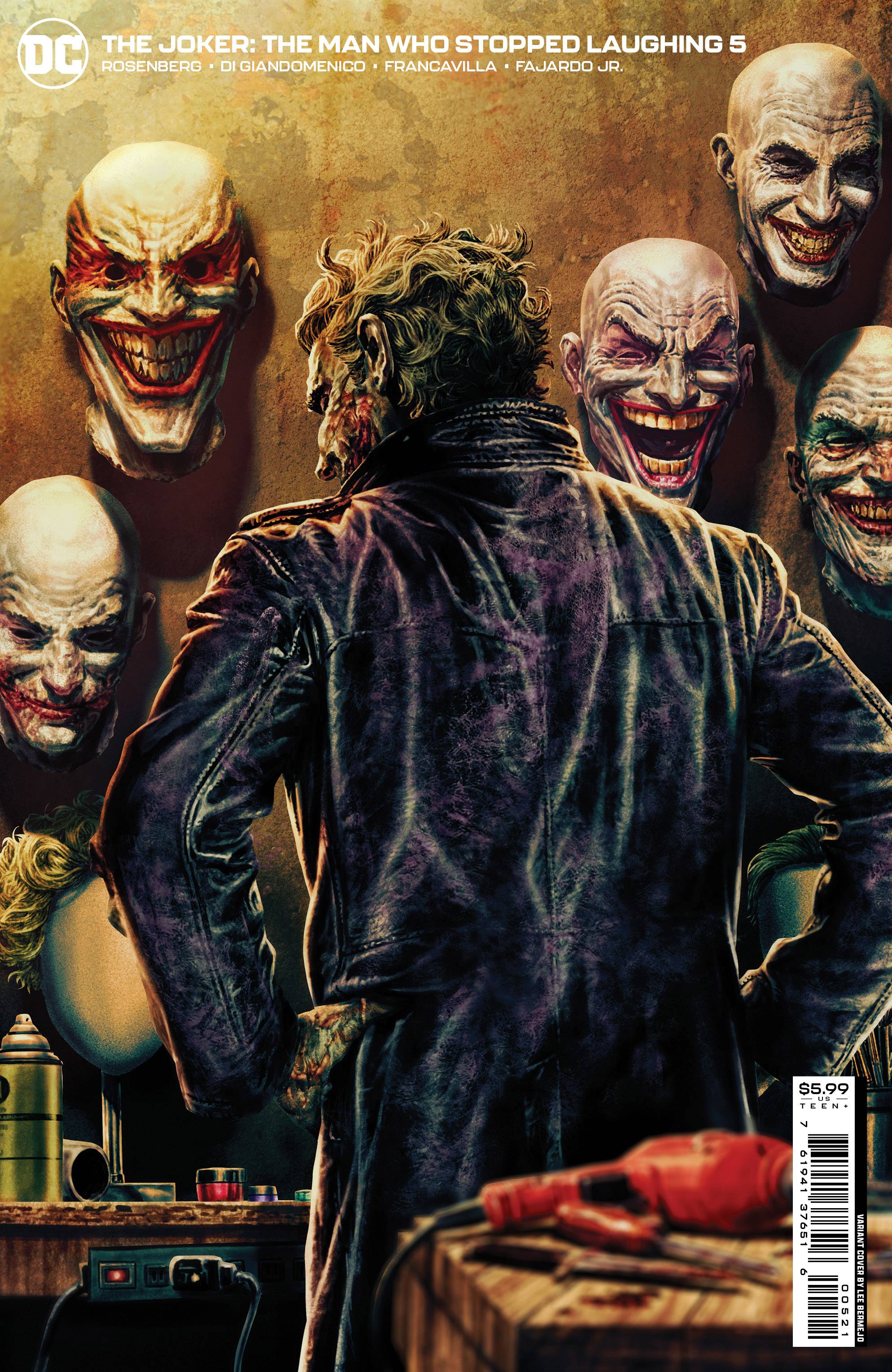 DEC223109 - JOKER MAN WHO STOPPED LAUGHING #5 CVR B LEE BERMEJO VAR -  Previews World