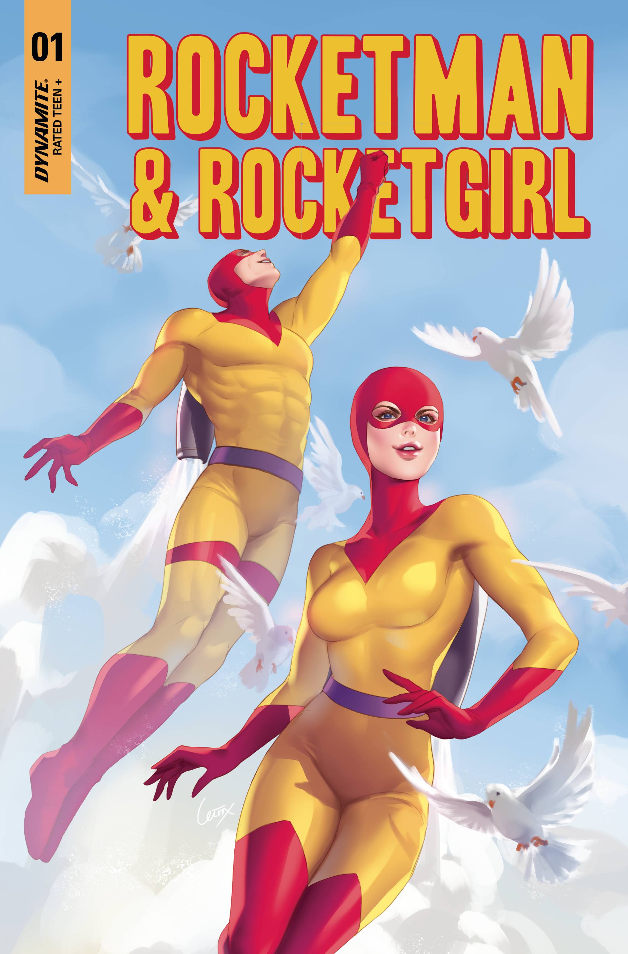 ROCKETMAN & ROCKETGIRL ONE SHOT CVR A LEIRIX