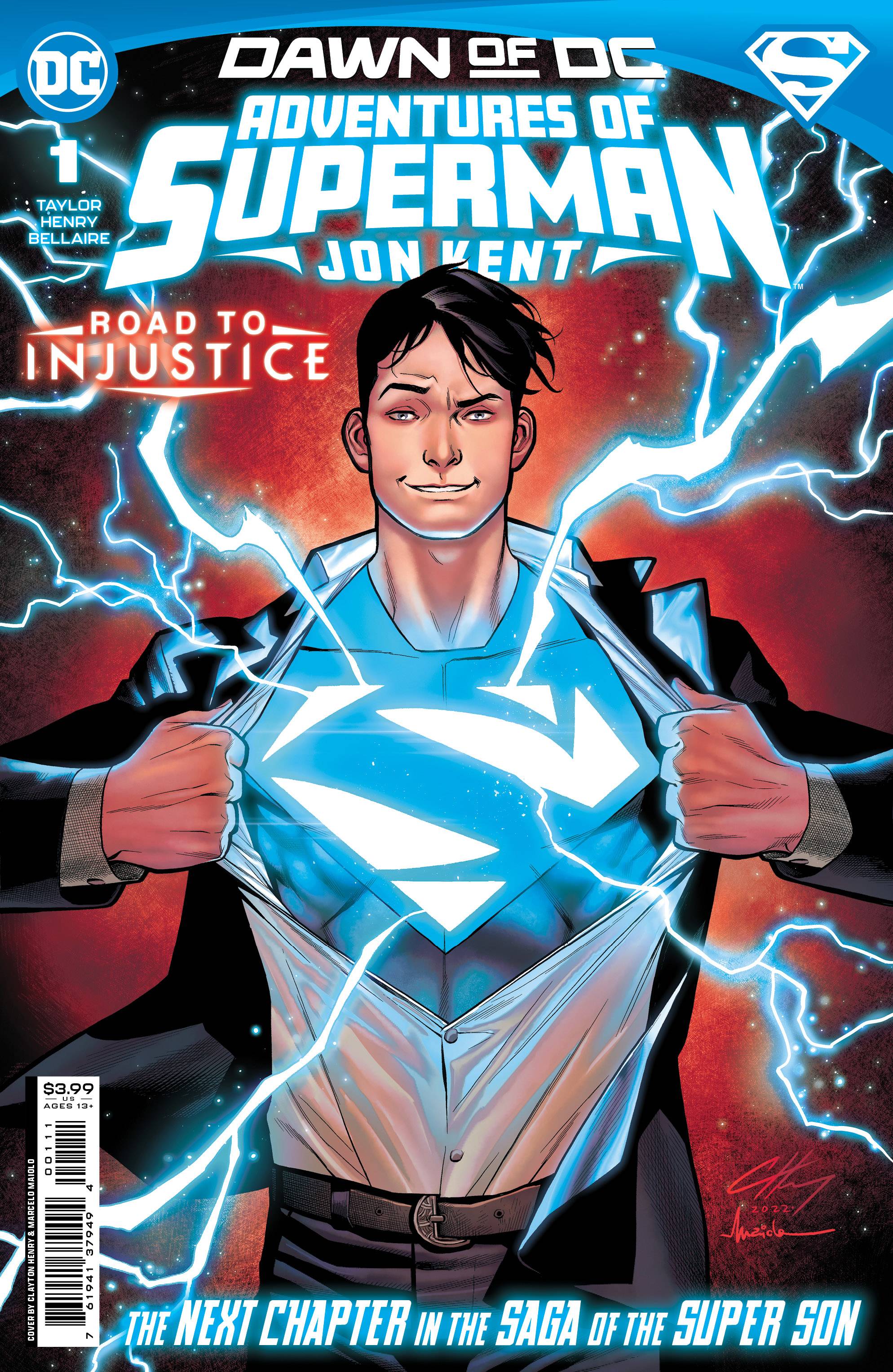 ADVENTURES SUPERMAN JON KENT #1 (OF 6) CVR A CLAYTON HENRY