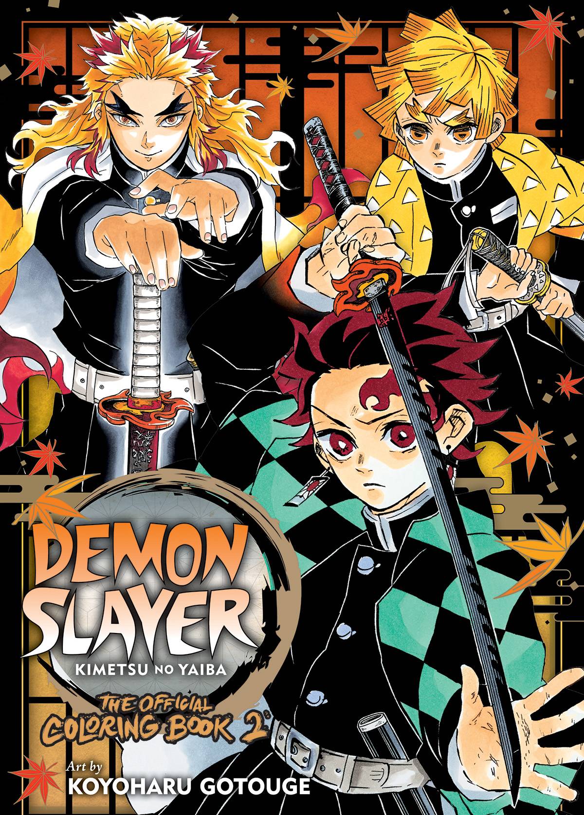 MAR232169 DEMON SLAYER THE OFFICIAL COLORING BOOK SC VOL 02 