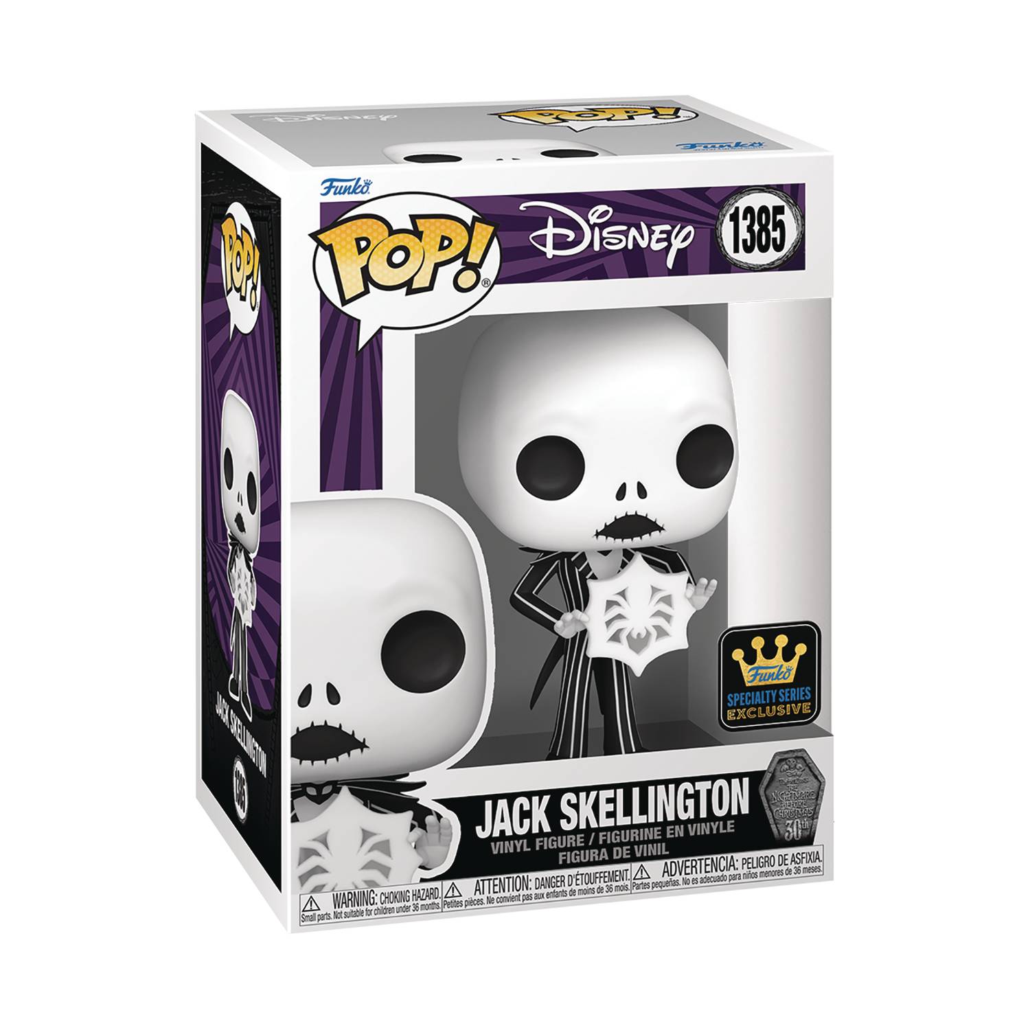 Funko 5315-PDQ Schlüsselanhänger Figur Disney: NBX: Jack: : Toys