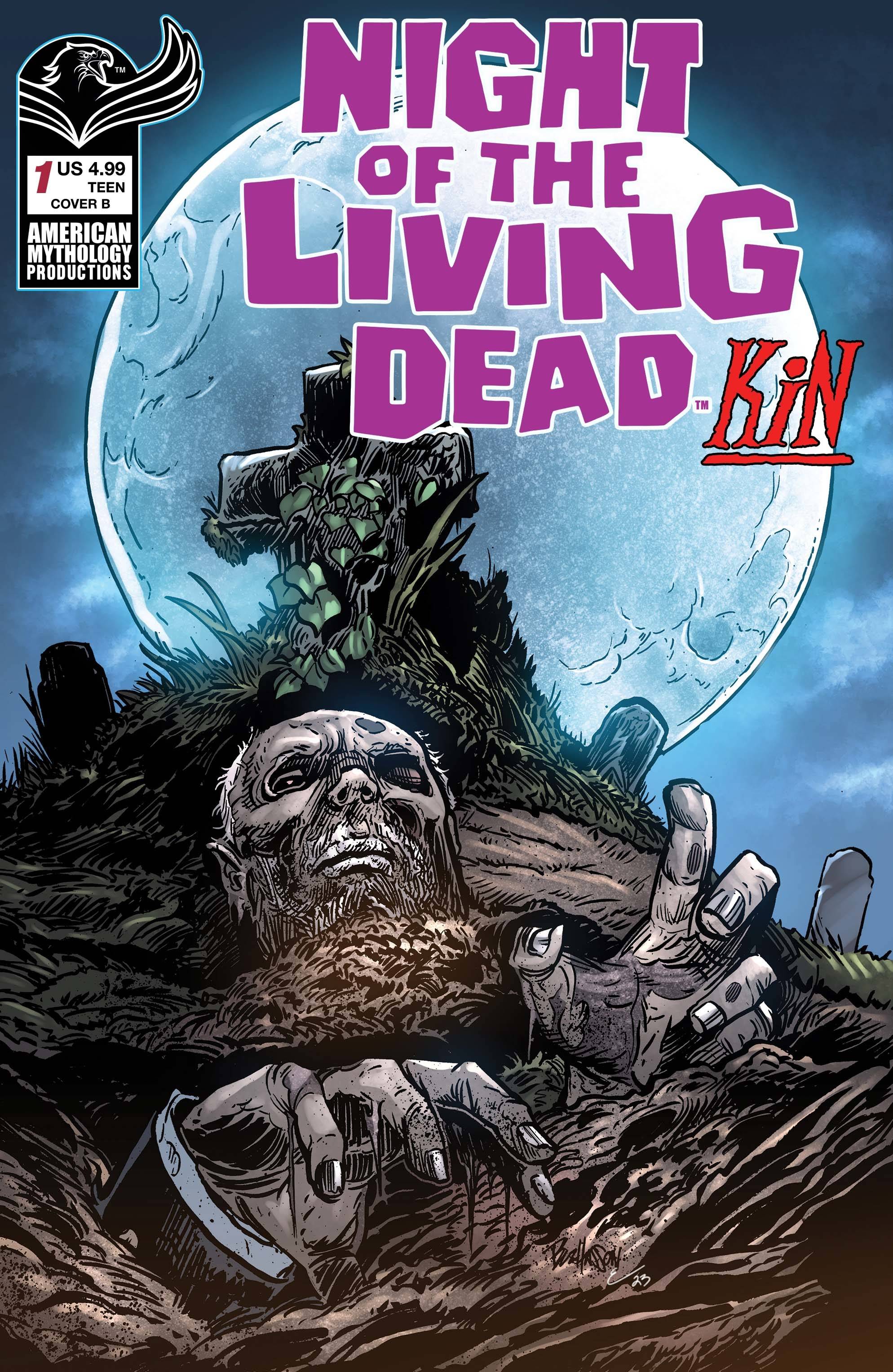 NIGHT OF THE LIVING DEAD KIN #1 CVR B HASSON OUT OF GRAVE (O