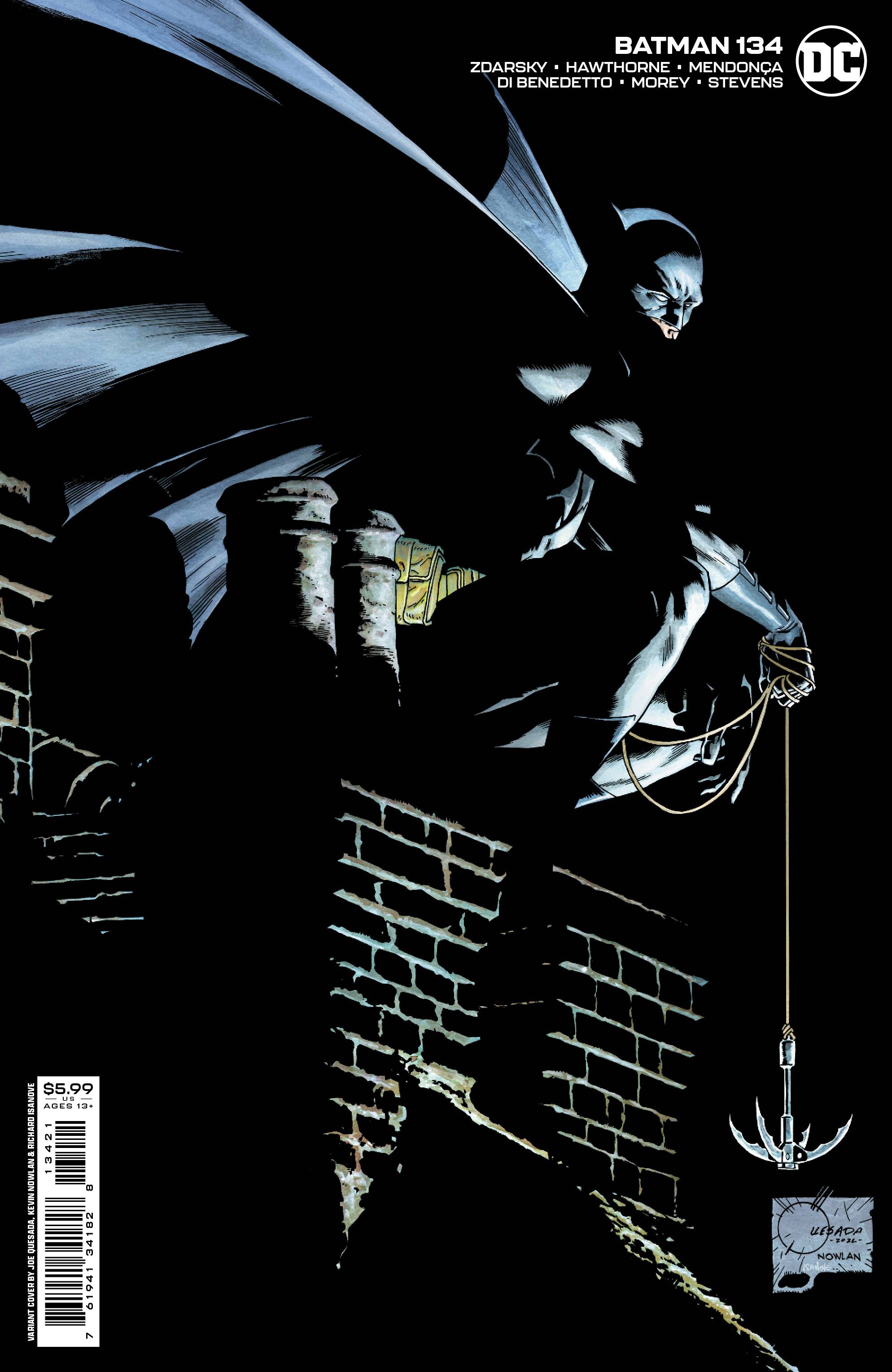 FEB232710 - BATMAN #134 CVR B JOE QUESADA CARD STOCK VAR - Previews World