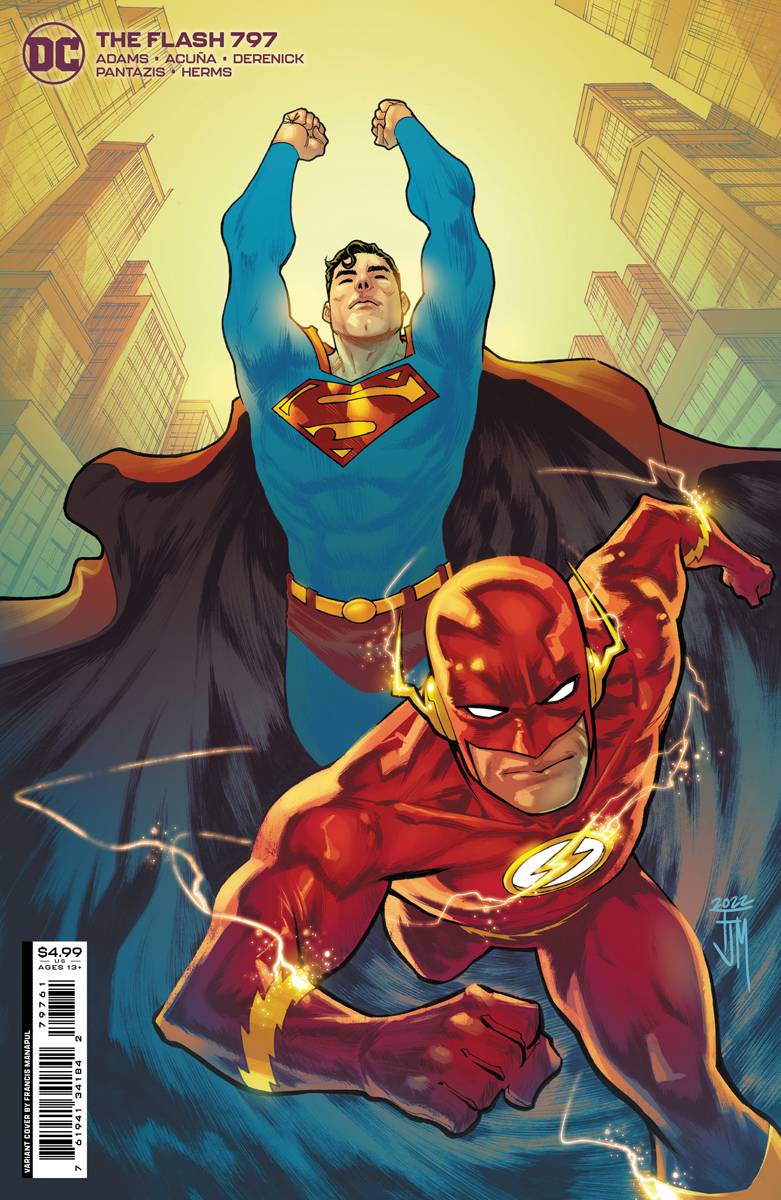 美容/健康 美容機器 FEB232837 - FLASH #797 CVR D FRANCIS MANAPUL SUPERMAN CARD STOCK 