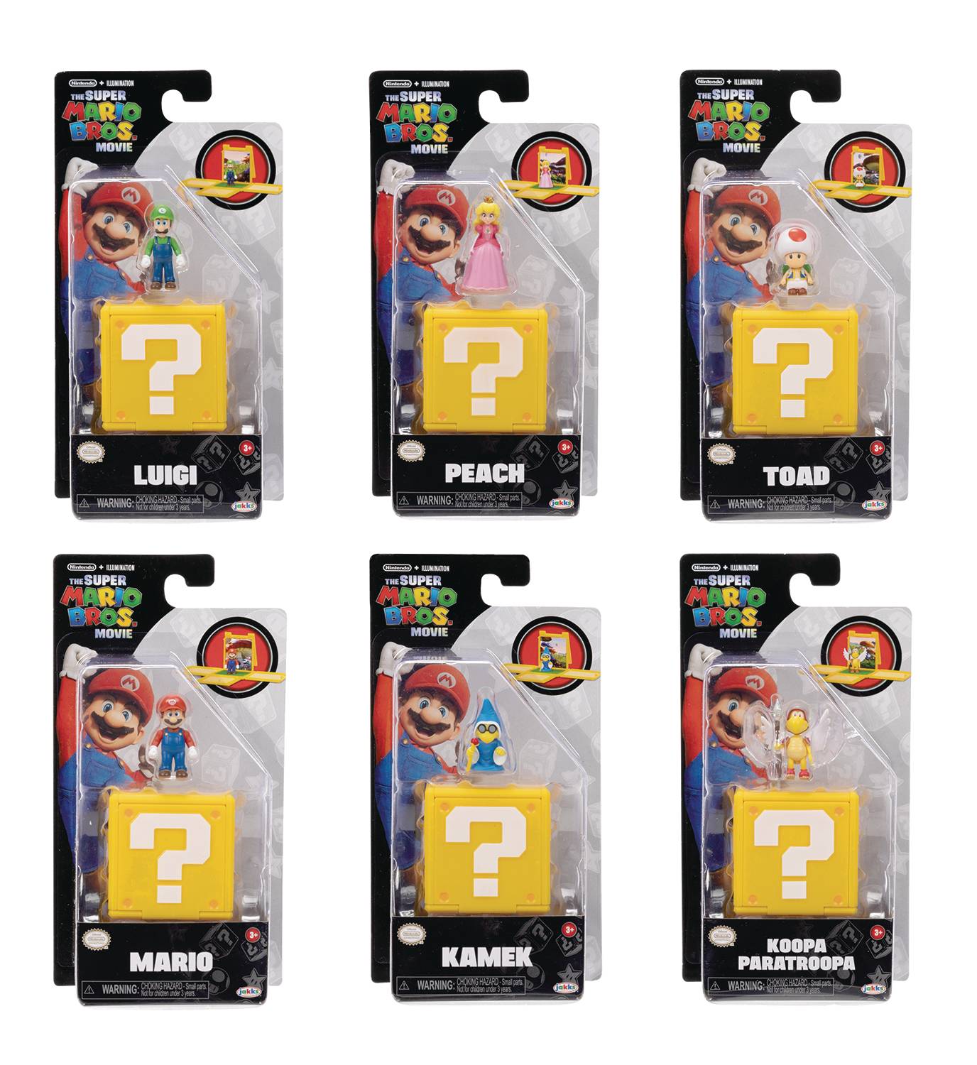 SUPER MARIO MOVIE MINI FIGURE ASST