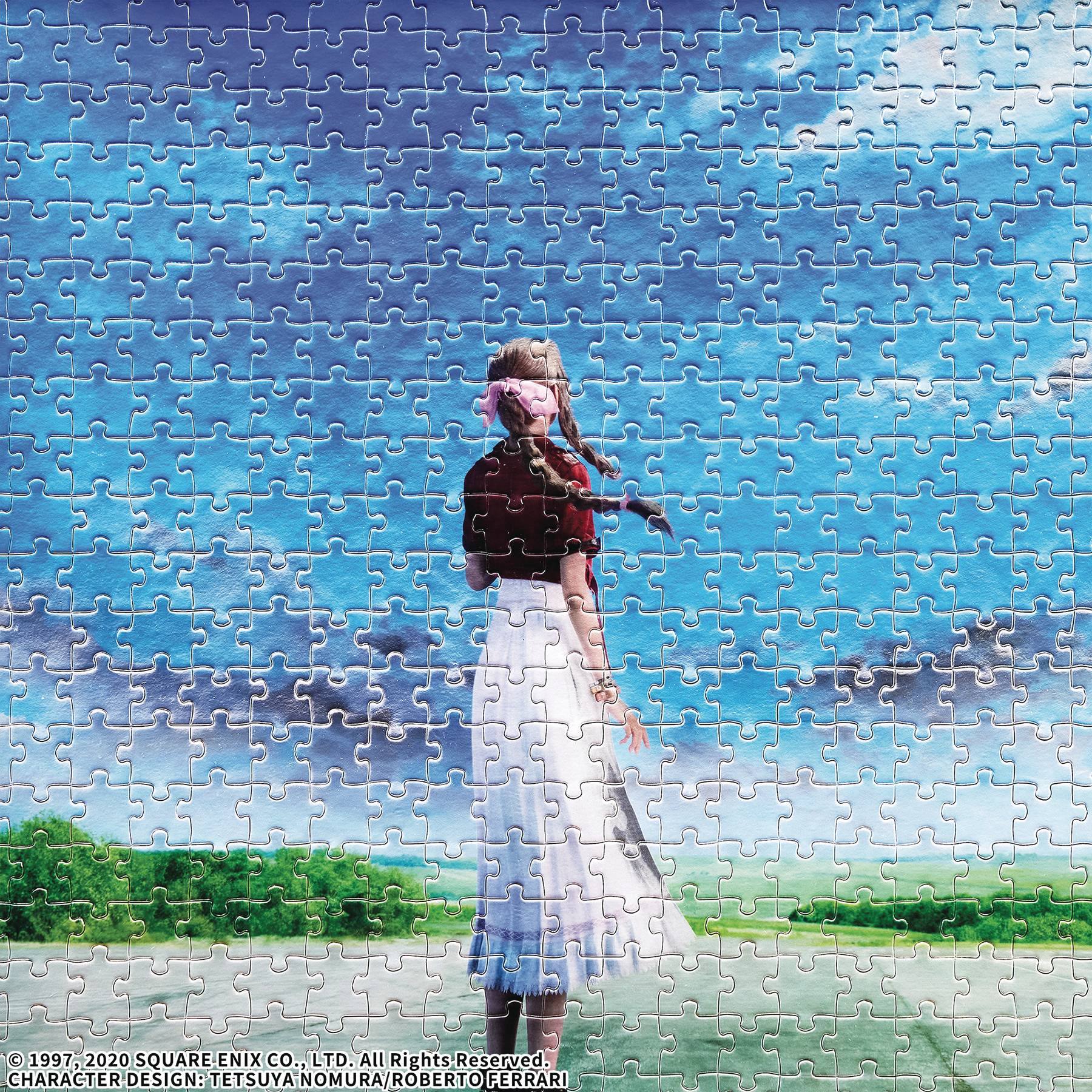 FINAL FANTASY VII REMAKE AERITH KEY ART 500PC JIGSAW PUZZLE