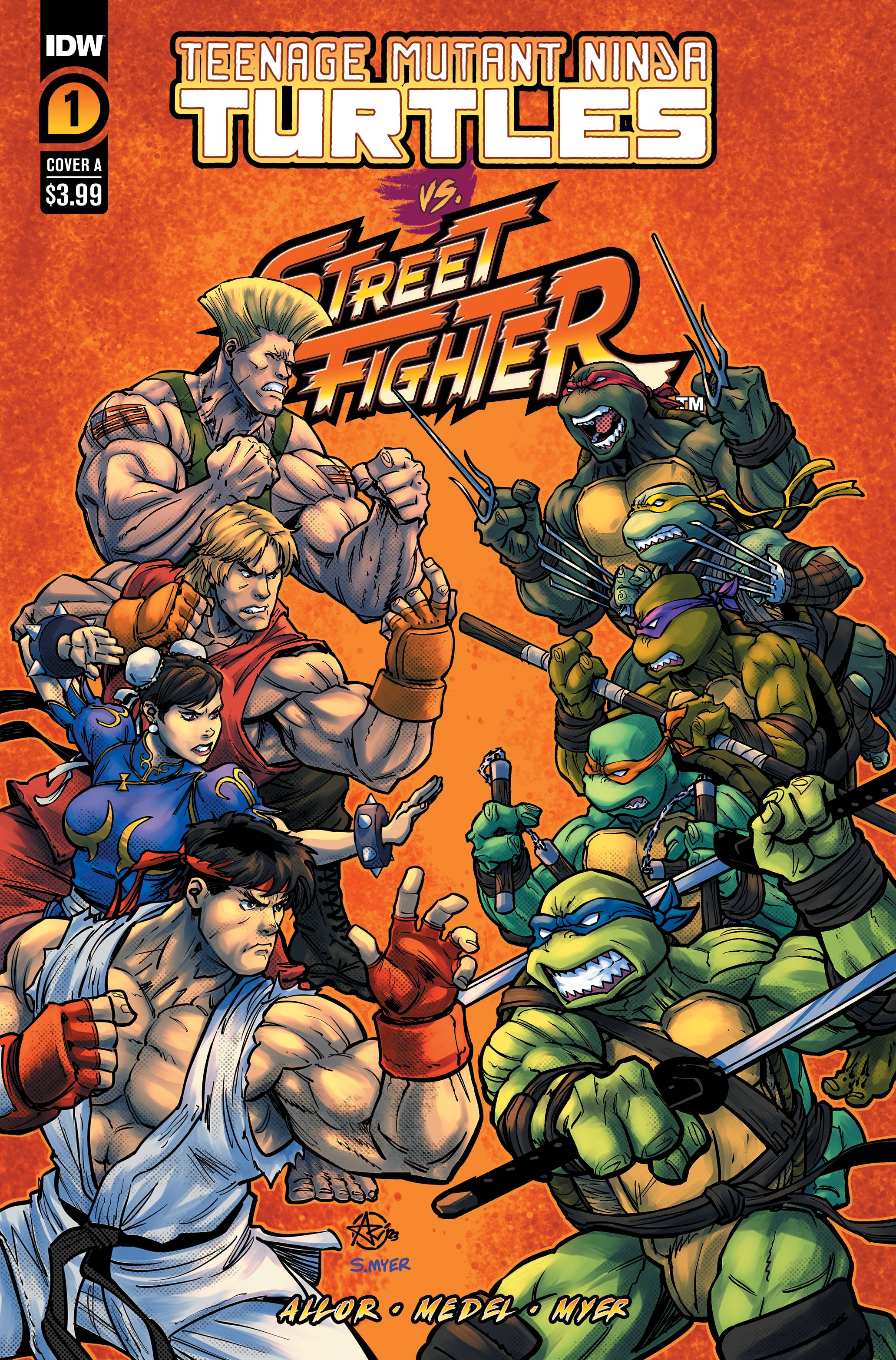 Tmnt street fighter comic