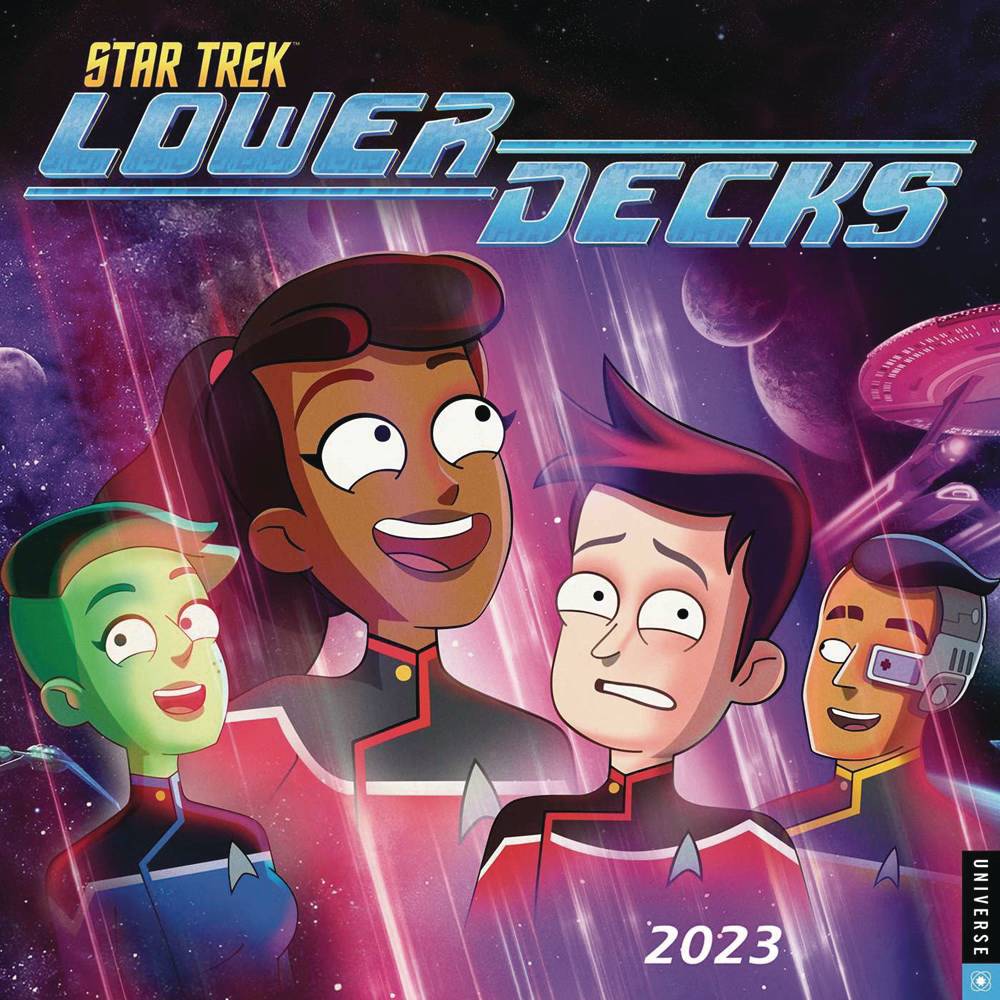 APR231168 STAR TREK LOWER DECKS 2024 WALL CALENDAR Previews World