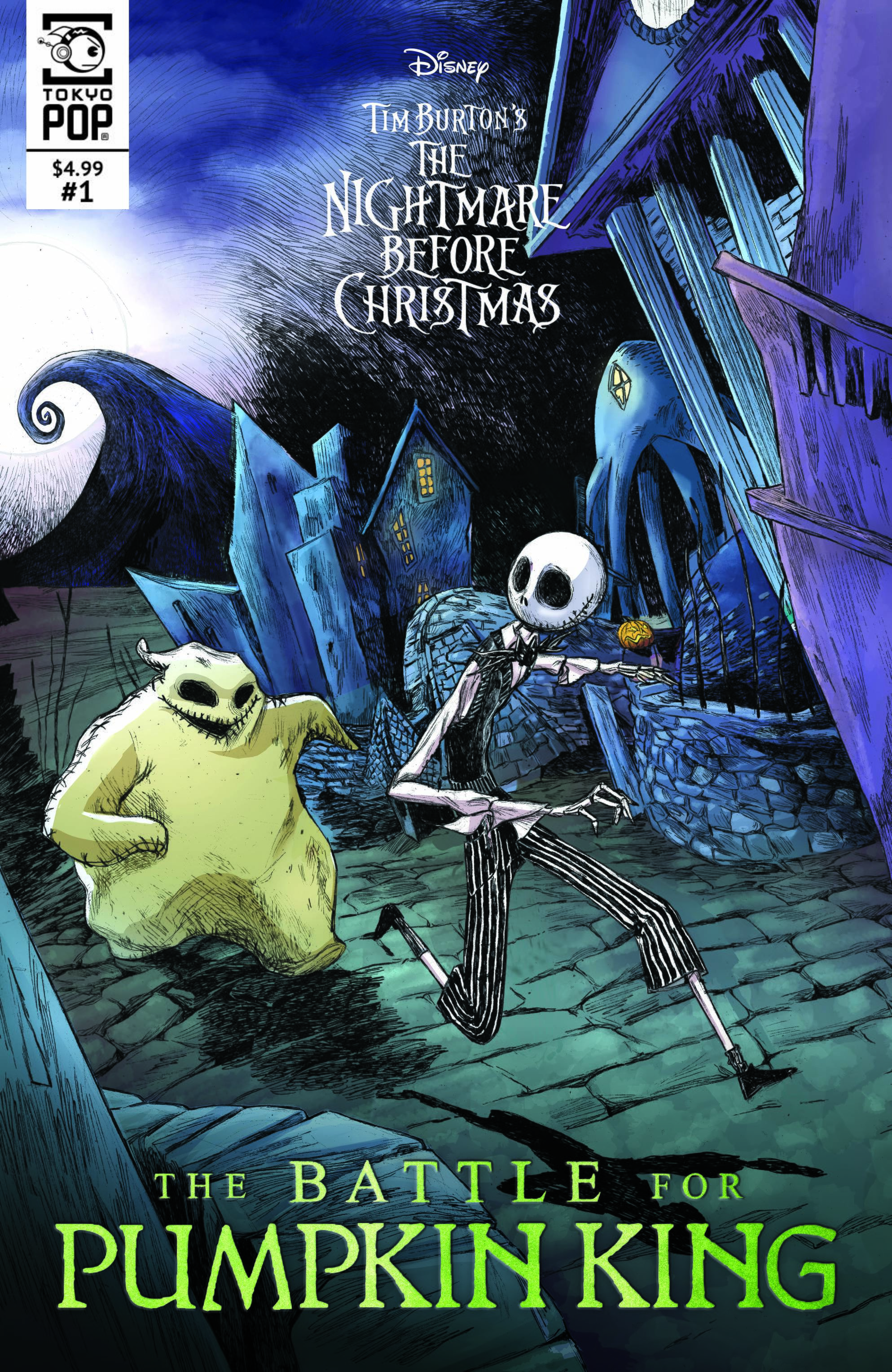 Comic Book Cover Nightmare Before Christmas T-Shirt