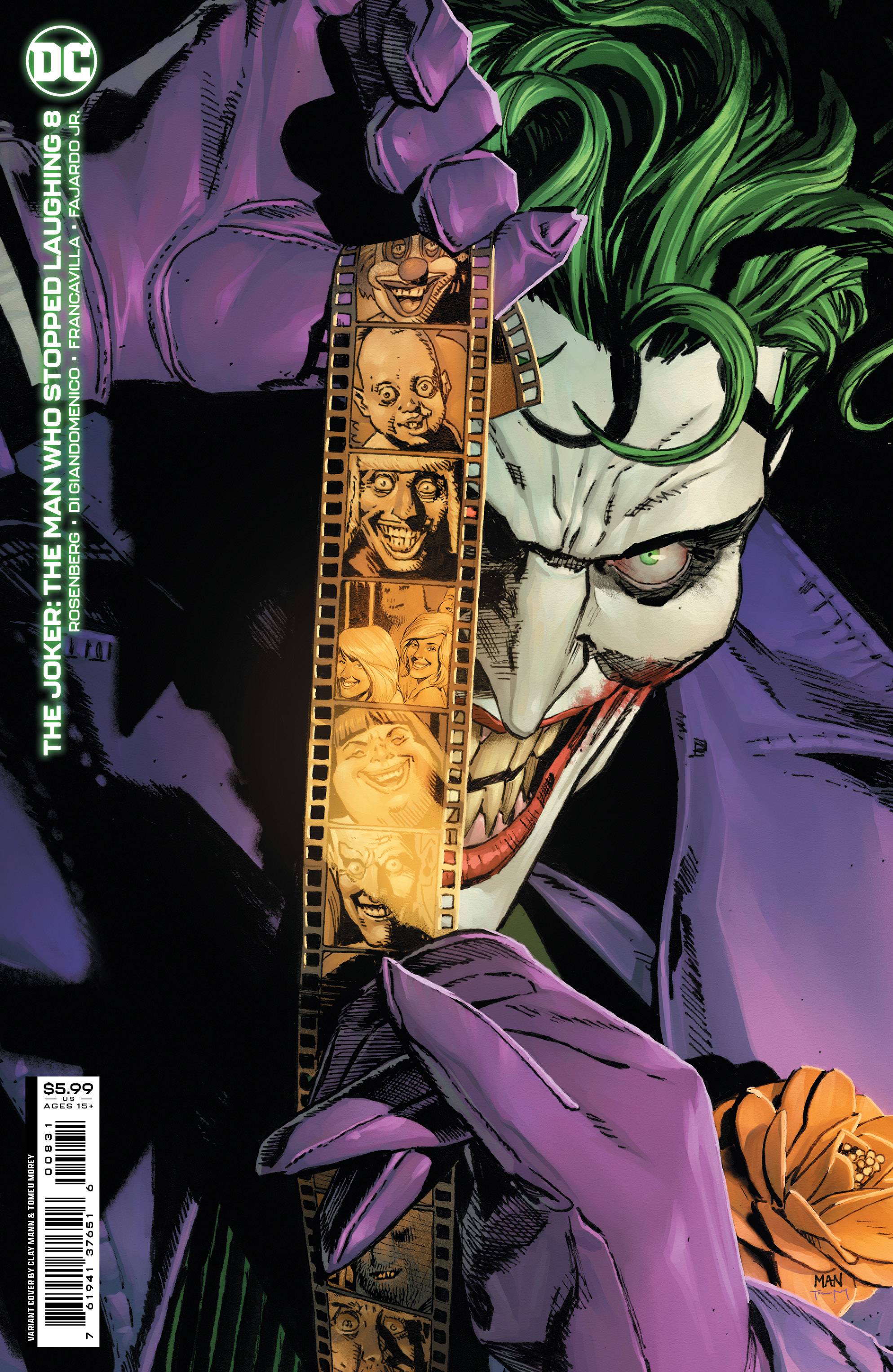 MAR232934 - JOKER MAN WHO STOPPED LAUGHING #8 CVR C MANN VAR - Previews ...