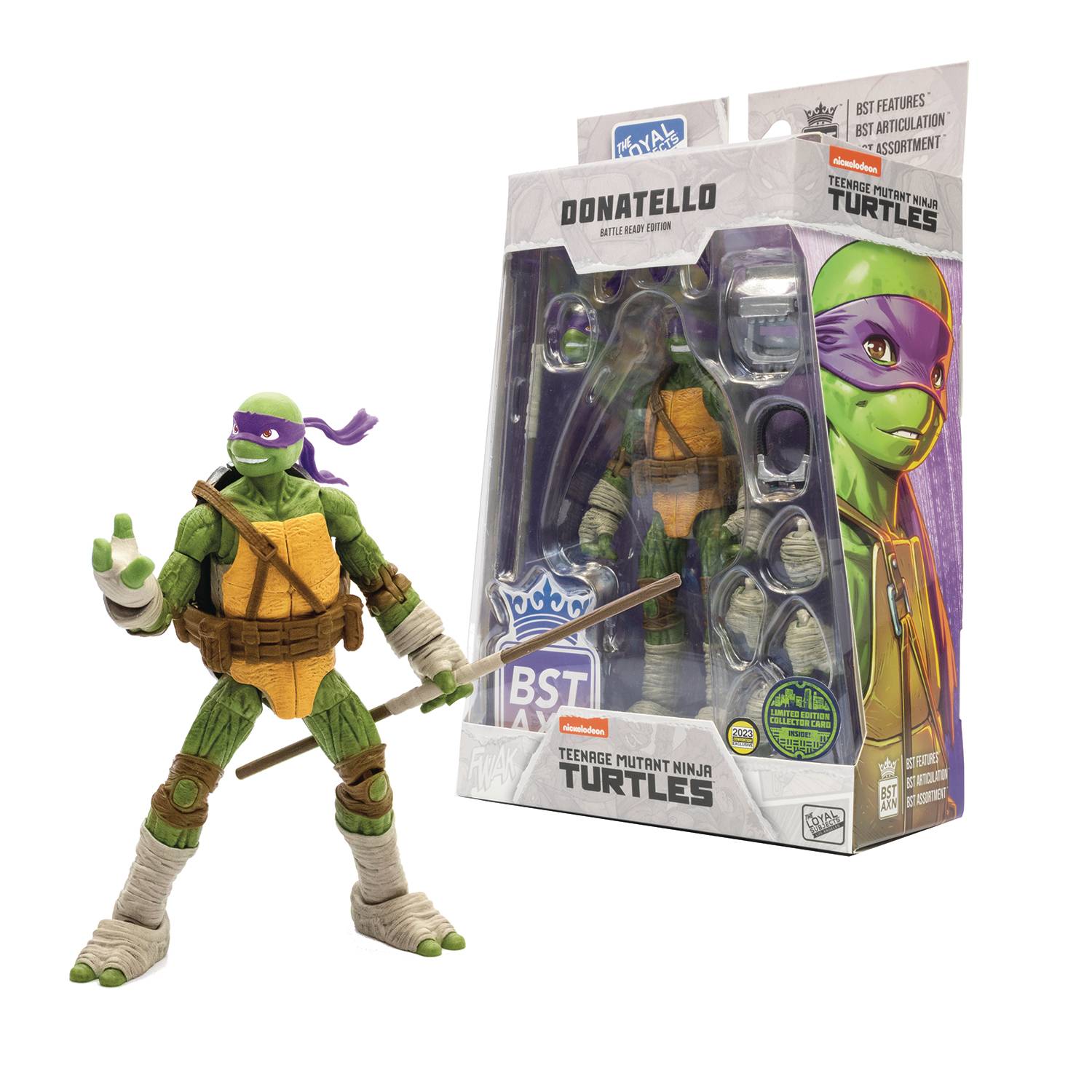 SDCC 2023 TMNT BST AXN DONATELLO PX COMIC 5IN AF