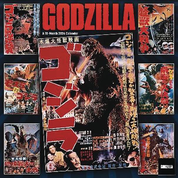 MAY232084 GODZILLA CLASSIC 16 MONTH 2024 WALL CALENDAR Previews World