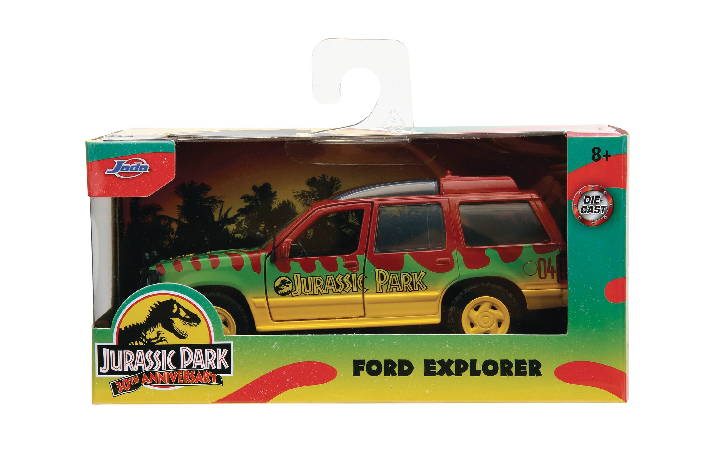 JURASSIC WORLD 93 FORD EXPLORER 1/24 DIE-CAST VEH