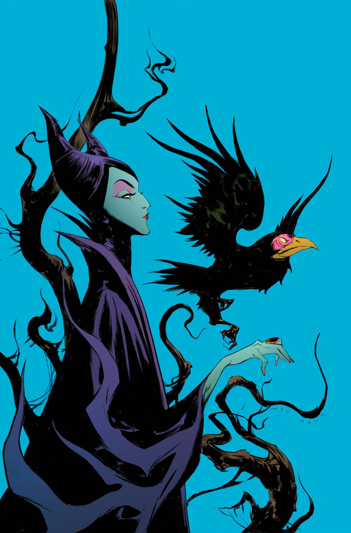 MAY230510 - DISNEY VILLAINS MALEFICENT #3 CVR N JAE LEE LTD VIRGIN