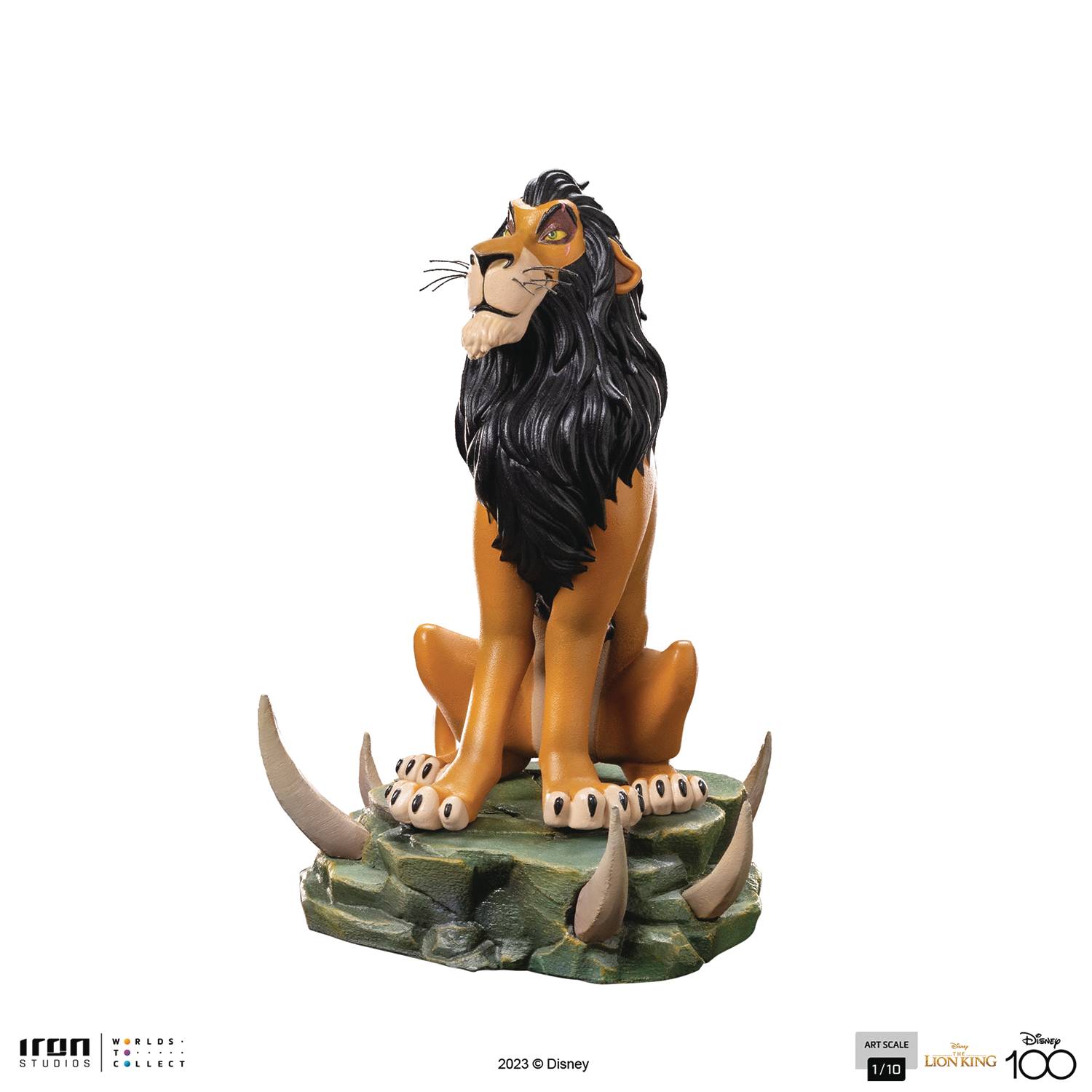 FEB239304 - THE LION KING SCAR ART SCALE 1/10 STATUE - Previews World