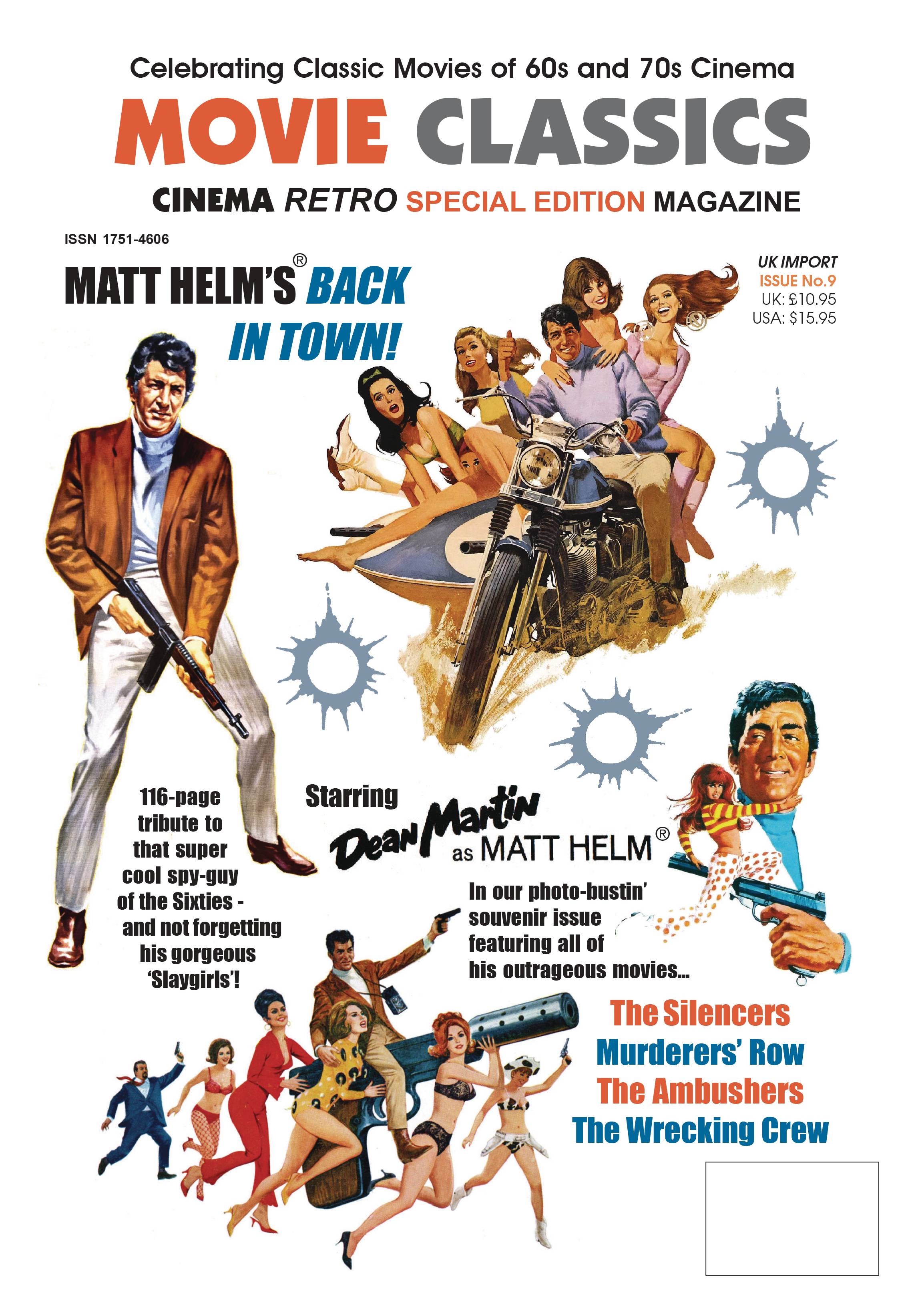 JUN232116 CINEMA RETRO MOVIE CLASSICS MATT HELM DOSSIER Previews World